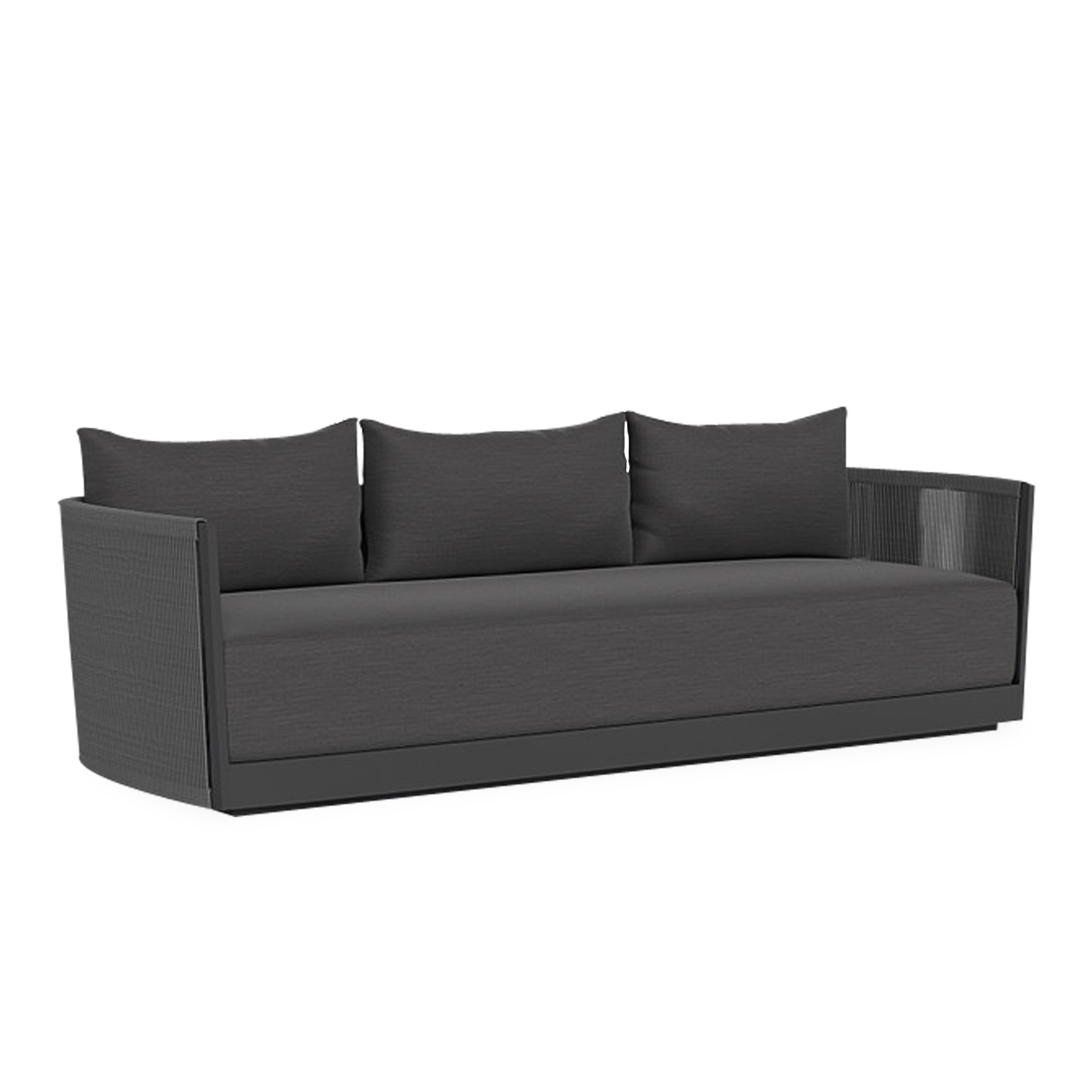 Antigua Sofa - Modern 3-Seater Couch with Soft Fabric Upholstery for Living Room, Lounge, and Office - Comfortable and Stylish Home Furniture