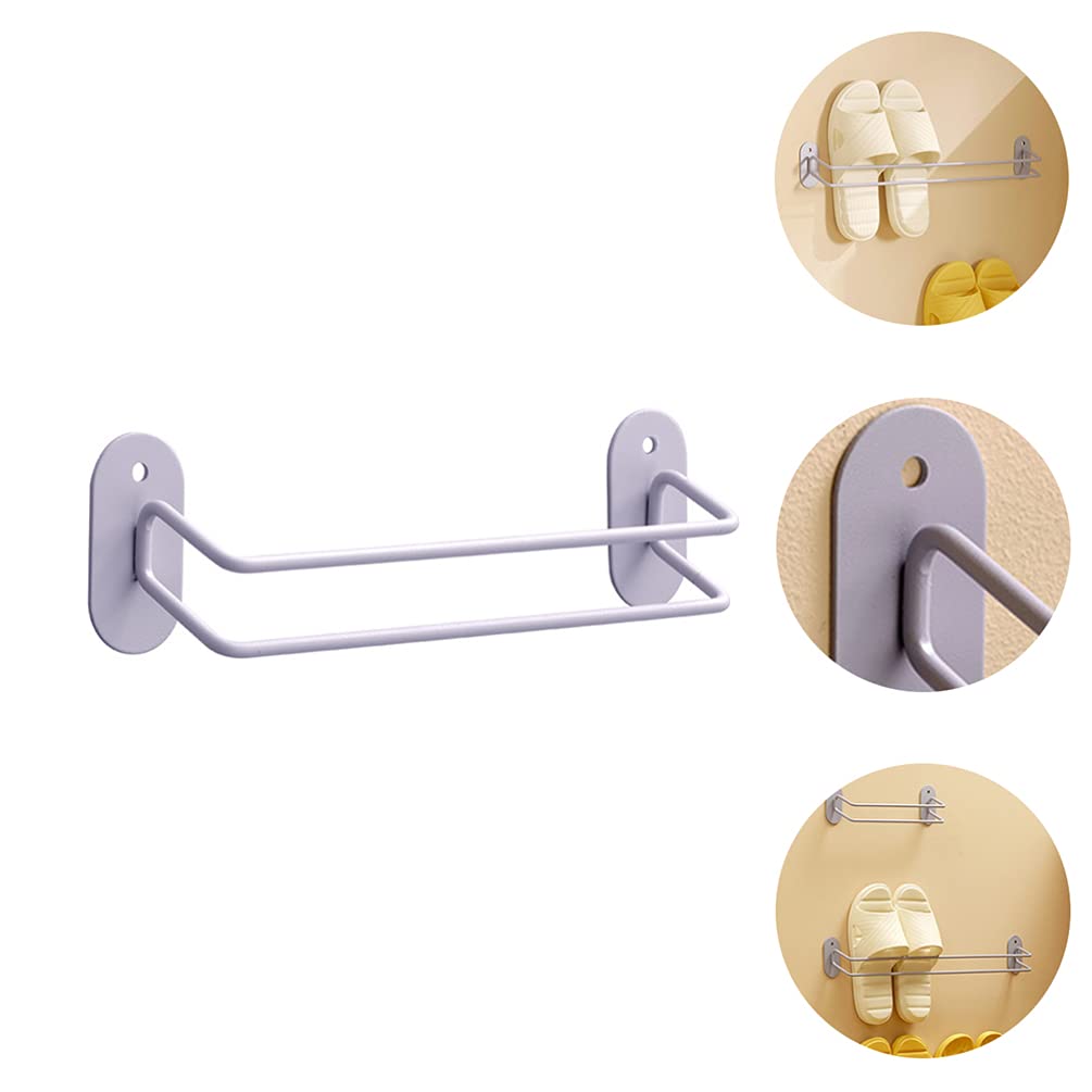 DOITOOL Wall Mounted Shoe Rack - Space Saving Organizer for Closet & Entryway