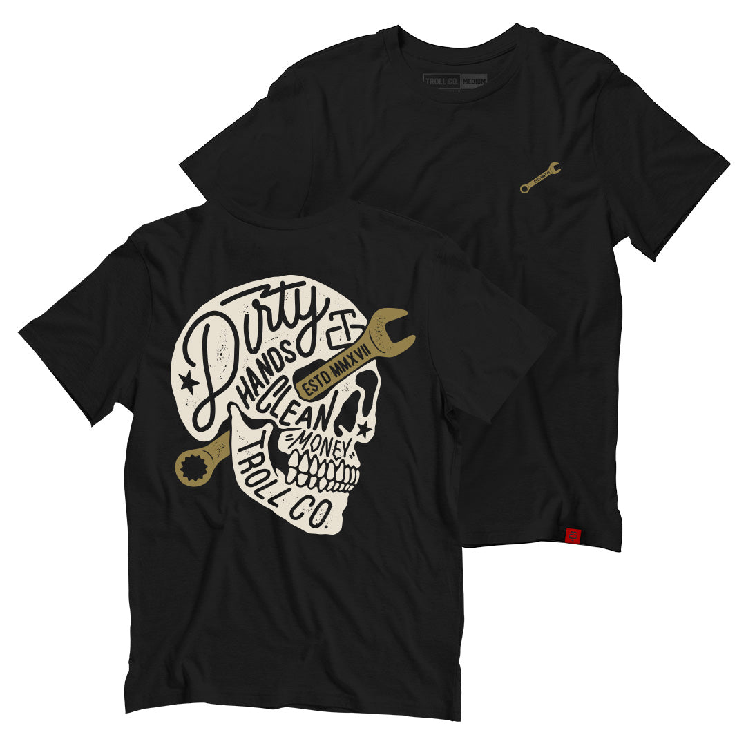 Molten Short Sleeve T-Shirt for Men - Soft Cotton Casual Tee in Black | Perfect for Everyday Wear, Gym & Outdoor Activities