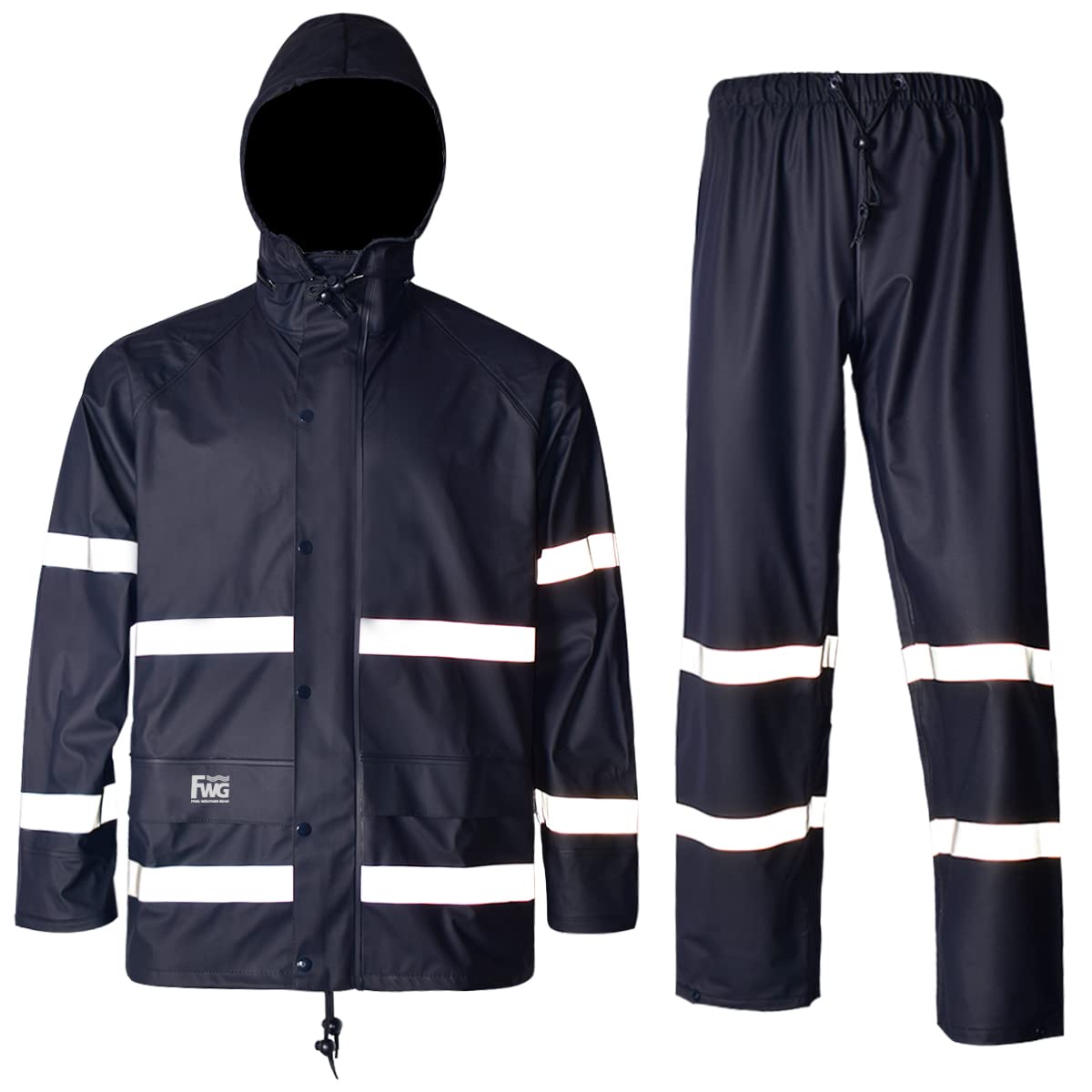 Waterproof Rain Suits for Men & Women - Heavy Duty 3-Piece Set with Jacket & Bib Pants | Outdoor Workwear, Fishing, Hiking & Storm Protection