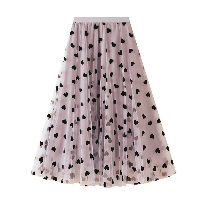 French Style High Waist Midi Skirt - Fluffy Mesh A-Line Skirt for Women | Elegant Party & Date Night Outfit | Perfect for Weddings, Cocktail Dresses & Spring Fashion