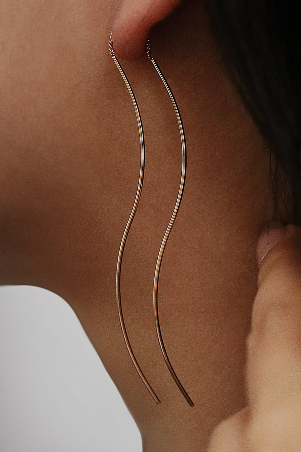 Flow Drop Long Threader Earrings for Women - Dainty Boho Chic Jewelry for Everyday Wear & Special Occasions