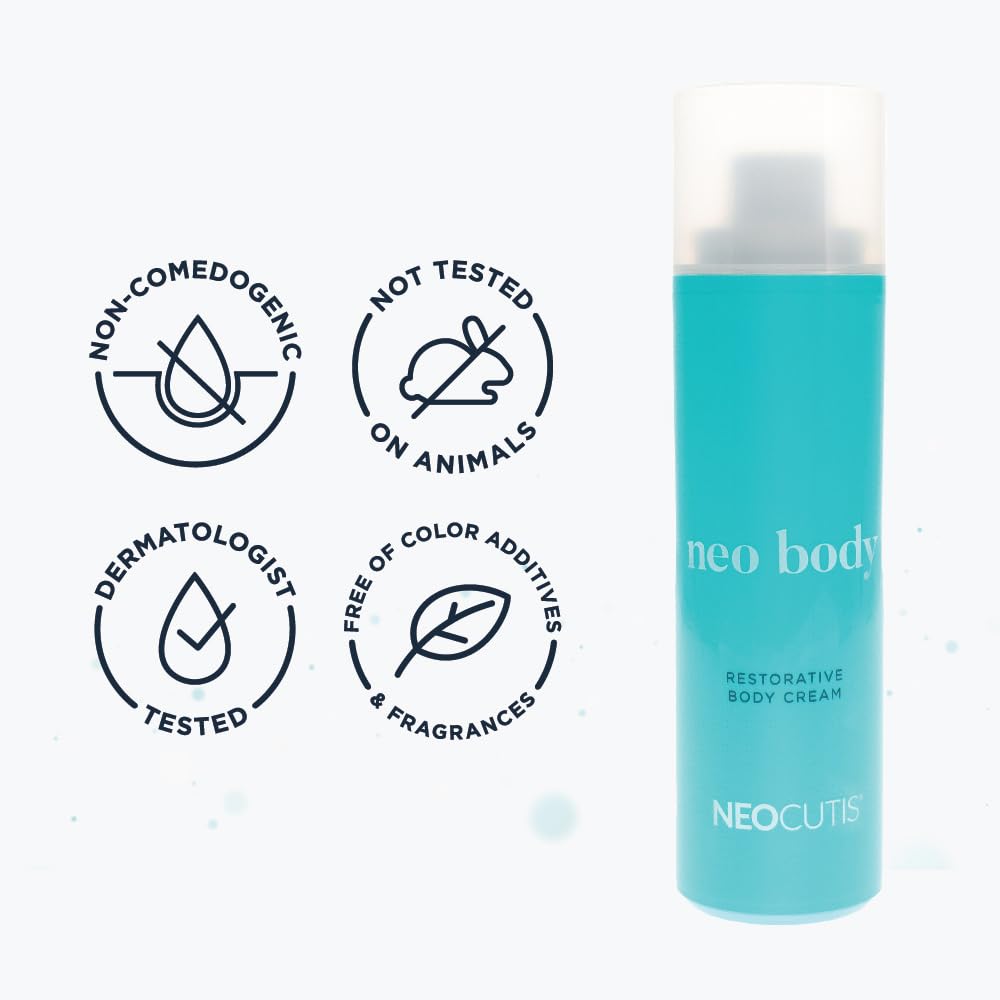 Neocutis Neo Body Restorative Body Cream - Anti-Aging & Firming Moisturizer for Dry Skin - 200ml - Hydrates & Tightens for Smooth, Youthful Skin - Perfect for Daily Body Care & Post-Workout Recovery