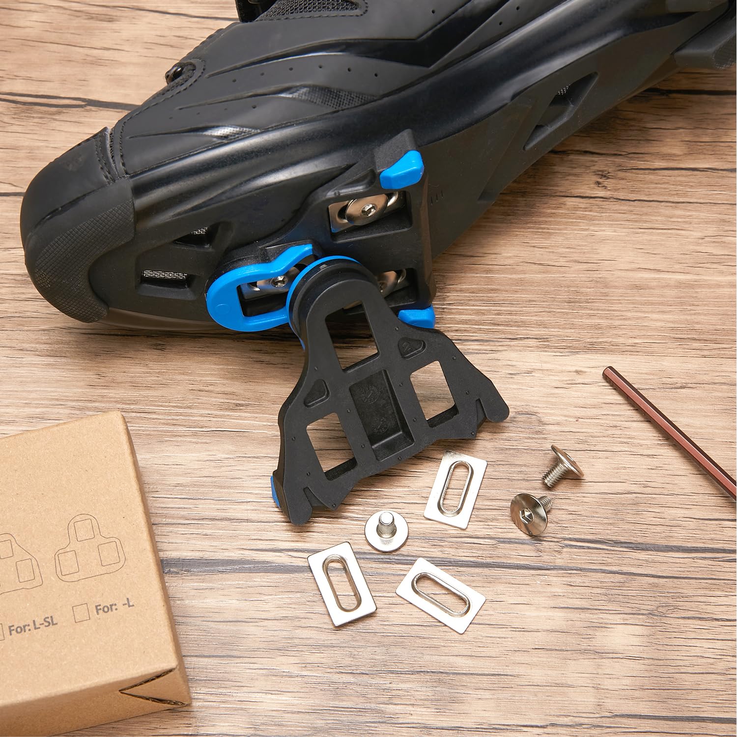 Shimano SPD-SL Compatible Bike Cleats - Road & Indoor Cycling Shoes for Professional & Training Use | Perfect for Spin Class, Commuting & Long-Distance Rides