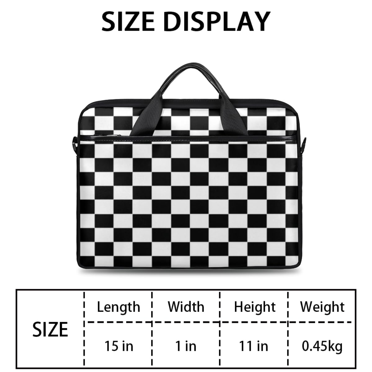 15.6 Inch Laptop Case for Men - Durable Briefcase Sleeve & Messenger Shoulder Bag for Work, School & Travel | Fits 15-15.6 Inch Laptops | Water Resistant Computer Bag for Business Professionals & Students