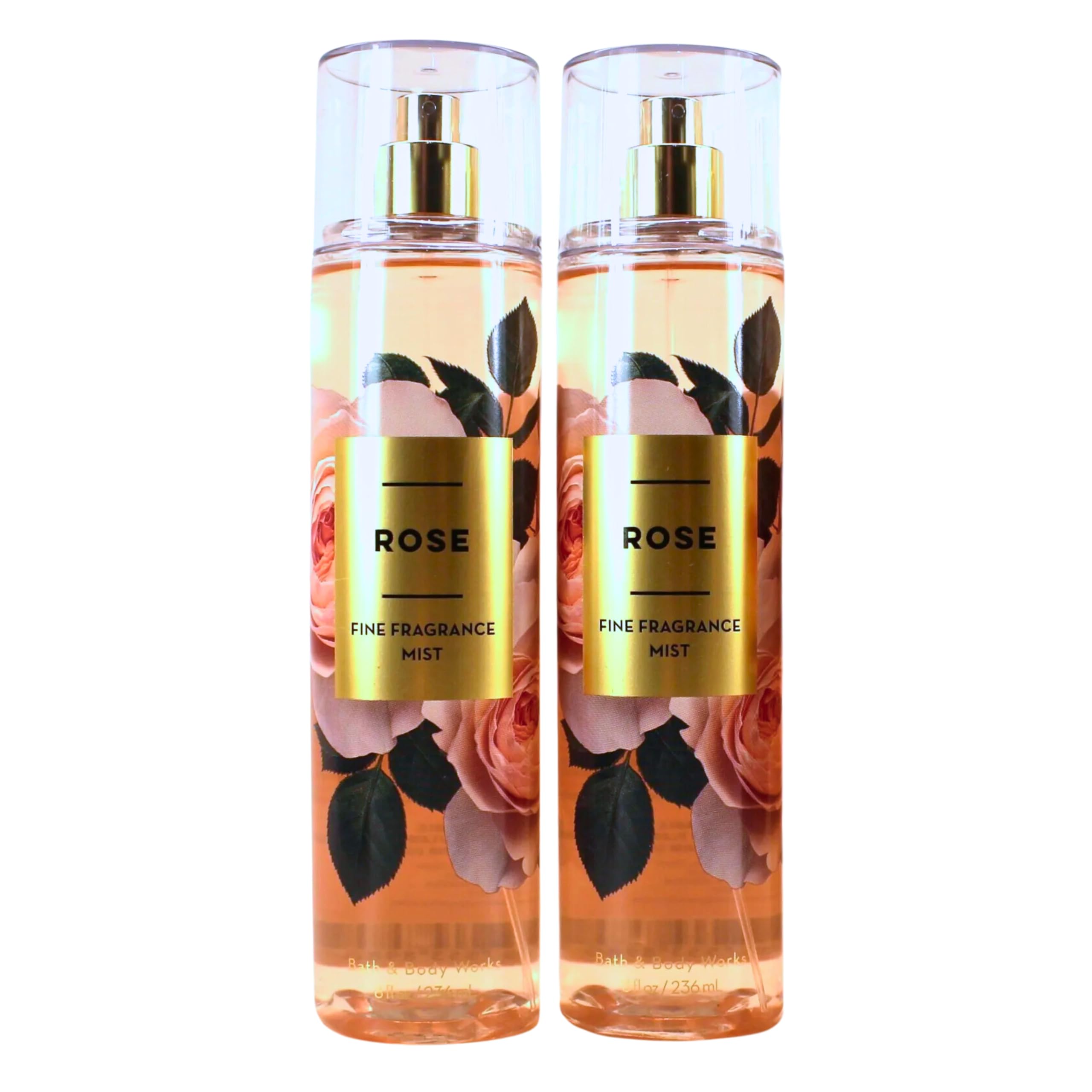 Bath & Body Works Fine Fragrance Mist - 2 Pack Rose Scented Body Spray (8oz Each) | Long Lasting Perfume for Women | Perfect for Daily Use, Gift Giving & Special Occasions