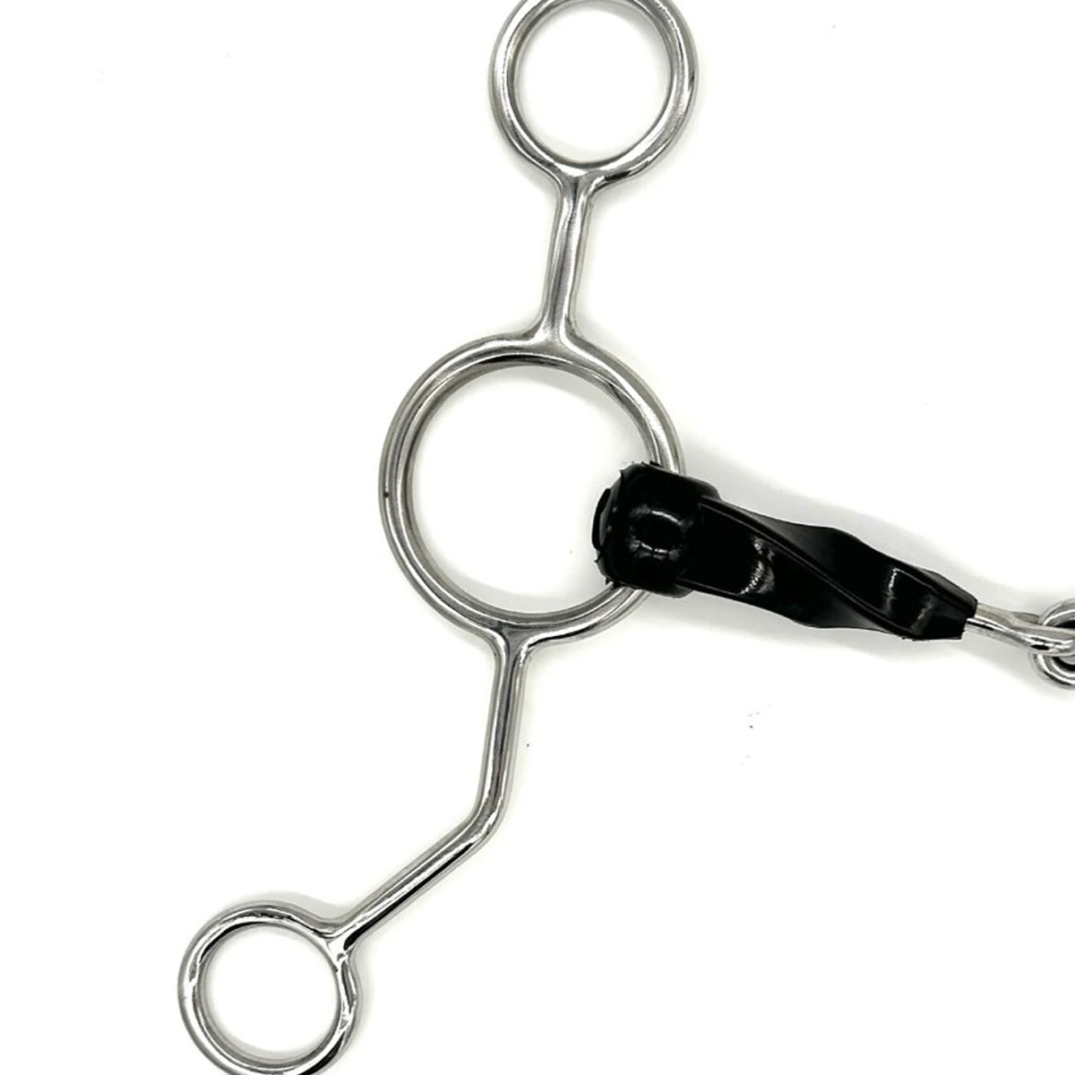 AJR Sport Rubber Twist Loose Ring Elevator Bit - Comfortable Horse Training Bit for Dressage & Jumping - Perfect for Sensitive-Mouthed Horses in English Riding & Show Jumping