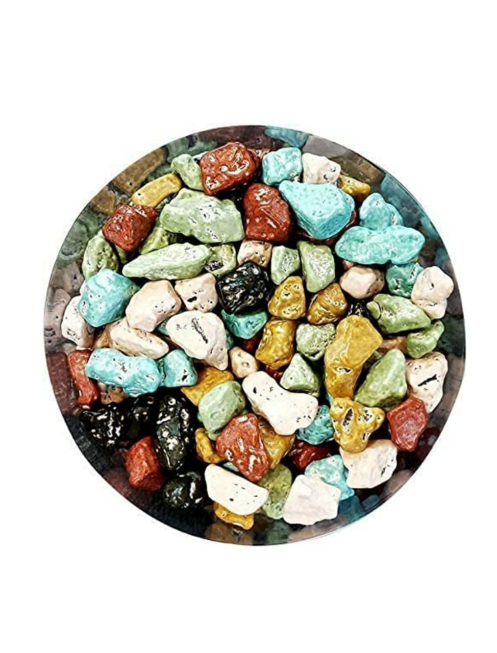 Metrol NatureVit Rock Stone Candy - 400g Milk Chocolate Flavor | Delicious Snack for Parties, Gifts & Dessert Toppings