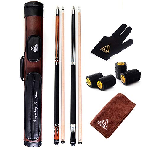 2 Cues With Brown case