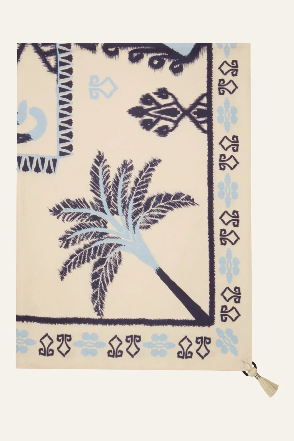 Amazonian Ikat Tablecloth - Handmade Cotton Table Cover for Dining, Kitchen, and Outdoor Picnics