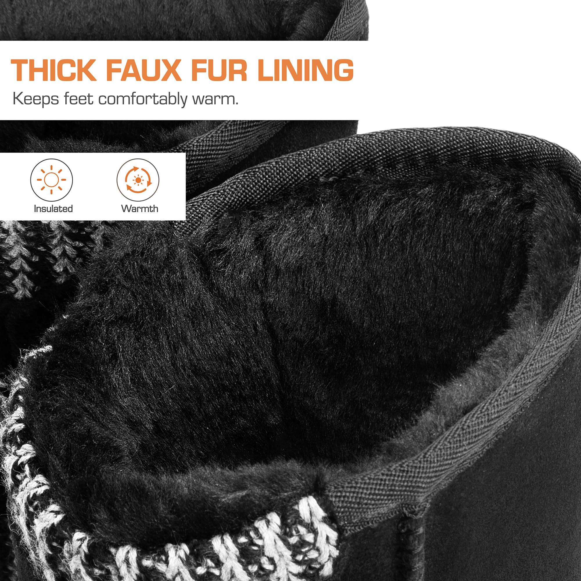 DREAM PAIRS Women's Mid Calf Winter Snow Boots - Waterproof Fuzzy Lined Booties with Buckle Detail for Cold Weather | Perfect for Snowy Days, Outdoor Activities & Casual Winter Fashion