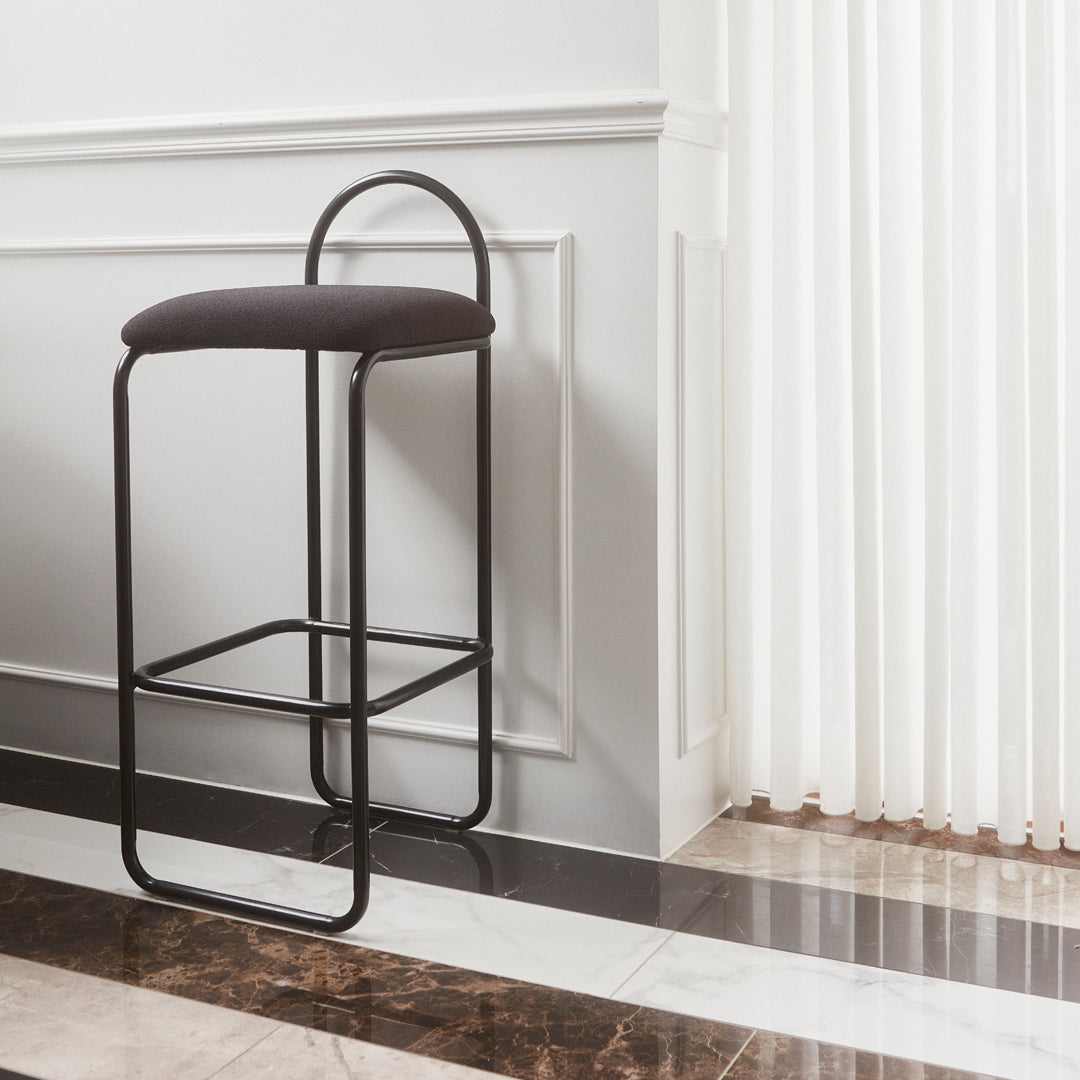 AYTM Angui Bar Stool - Modern Counter Height Stool for Kitchen Island, Bar & Dining - Adjustable Height & Comfortable Seating for Home & Commercial Use
