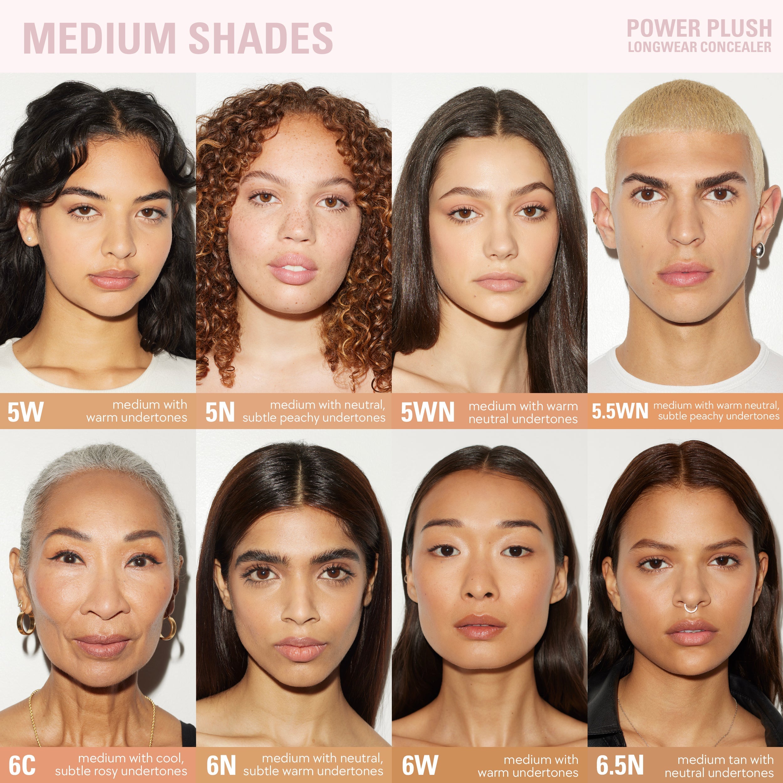 Long-lasting Power Plush Concealer - Full Coverage & Hydrating for Flawless Skin | Perfect for Daily Makeup & Special Occasions