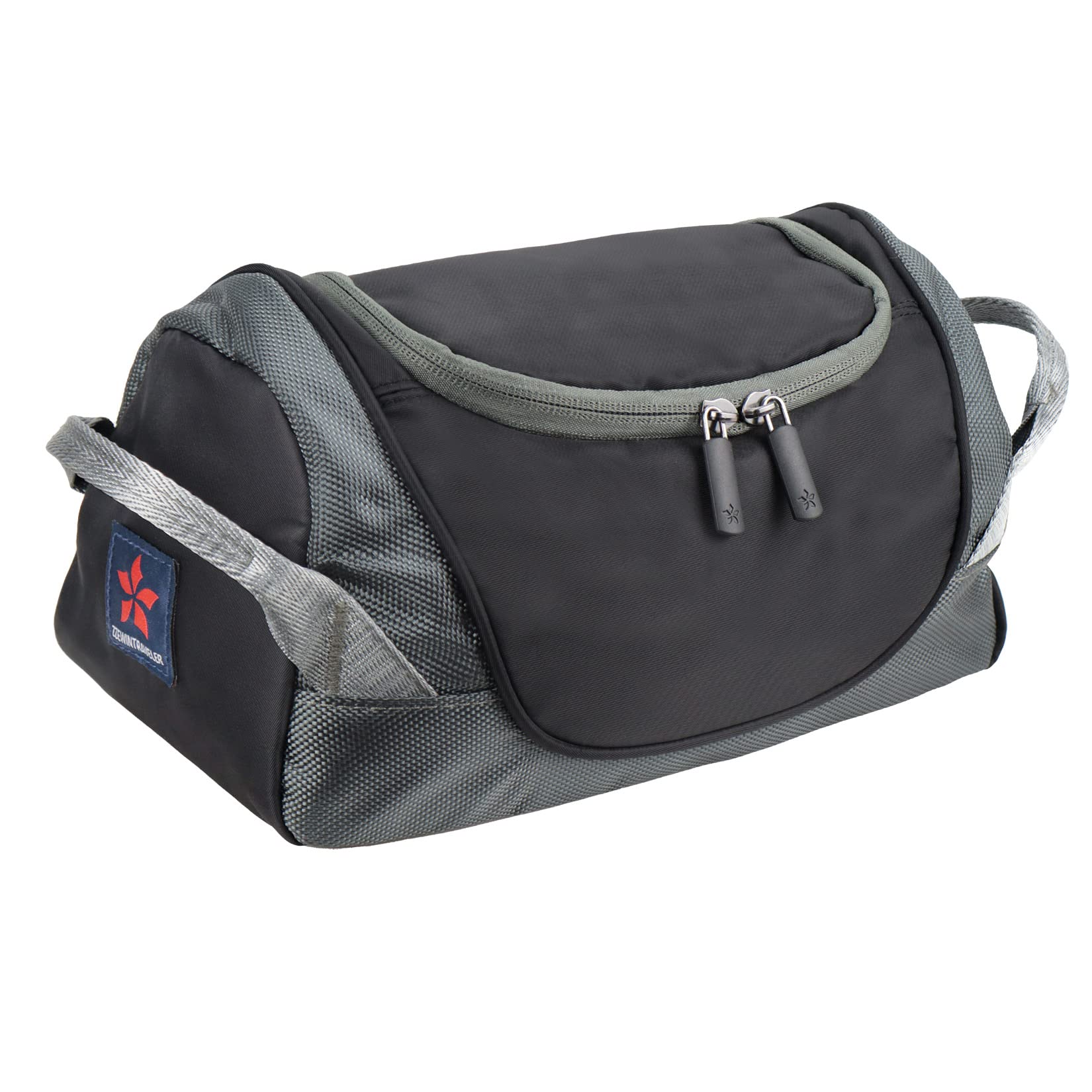ZZEWINTRAVELER Waterproof Toiletry Bag for Travel - Hanging Cosmetic Organizer with Multiple Pockets for Business Trip, Gym, Camping & Home Use (Black)