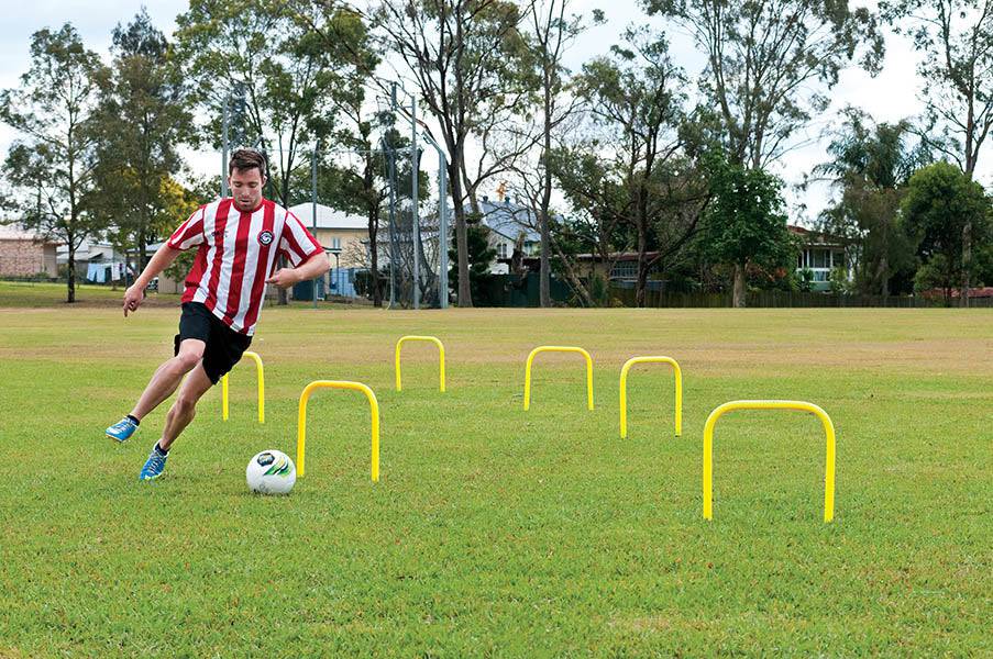 HART Soccer Passing Arches - Training Equipment for Soccer Drills & Practice | Perfect for Youth, High School & College Teams | Improve Accuracy & Control in Backyard, Field or Gym Sessions