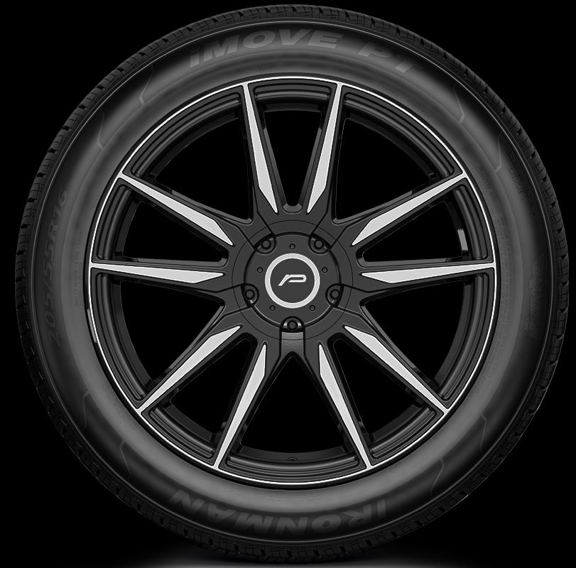 Ironman iMOVE PT 185/60R15 84H All-Season Passenger Car Tires - Durable Traction for Highway, City & Wet Road Driving