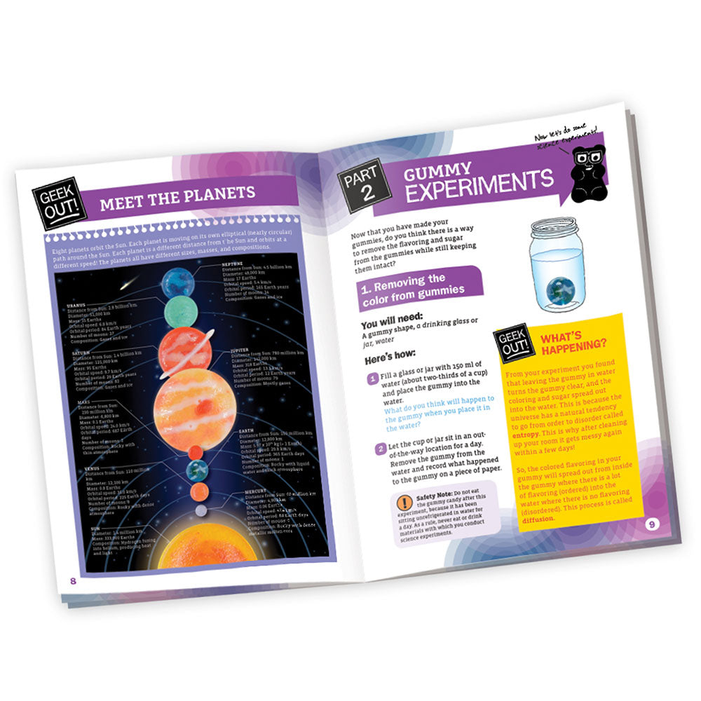 Space-Themed Gummy Candy Lab Kit - Fun & Educational DIY Science Experiment for Kids - Perfect for Birthday Parties, Classroom Activities & STEM Learning