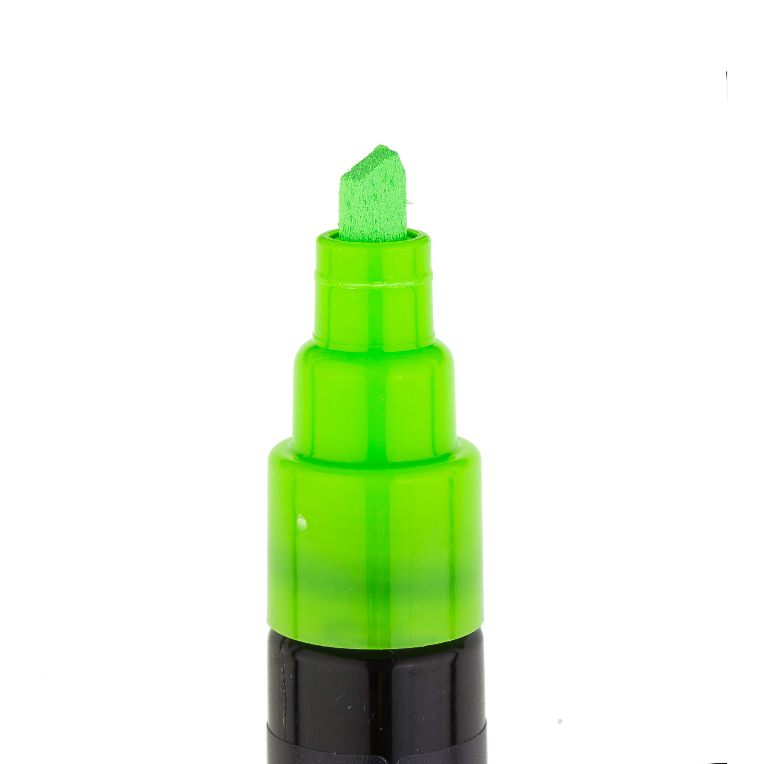 Uchida Chisel Tip Bistro Chalk Marker - Fluorescent Green - Art Supplies for Restaurants, Cafes, Signage & DIY Crafts