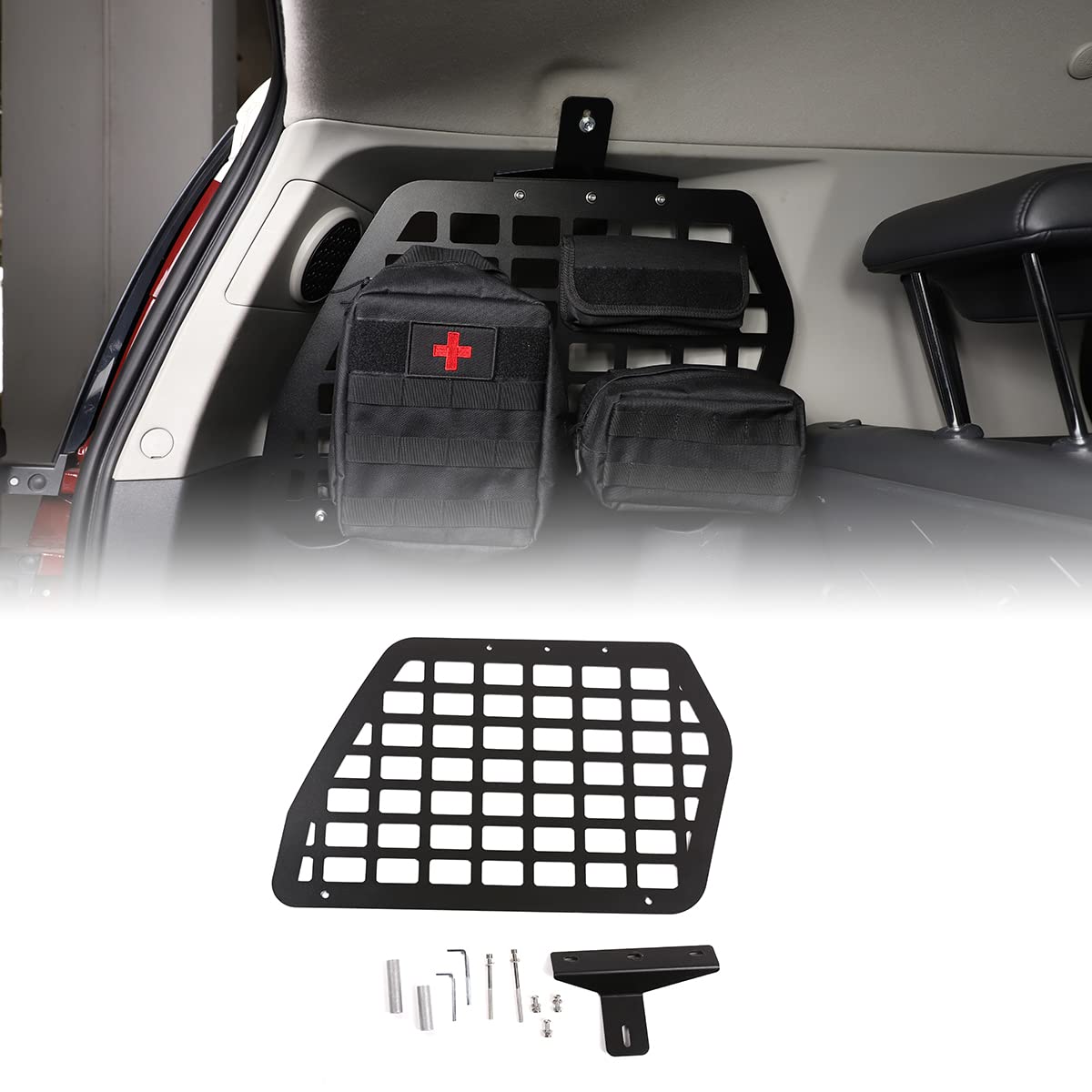 Toyota FJ Cruiser 2007-2021 Left Side Trunk Storage Rack - Car Organizer Shelf for SUV Accessories | Perfect for Camping Gear, Tools & Road Trip Essentials