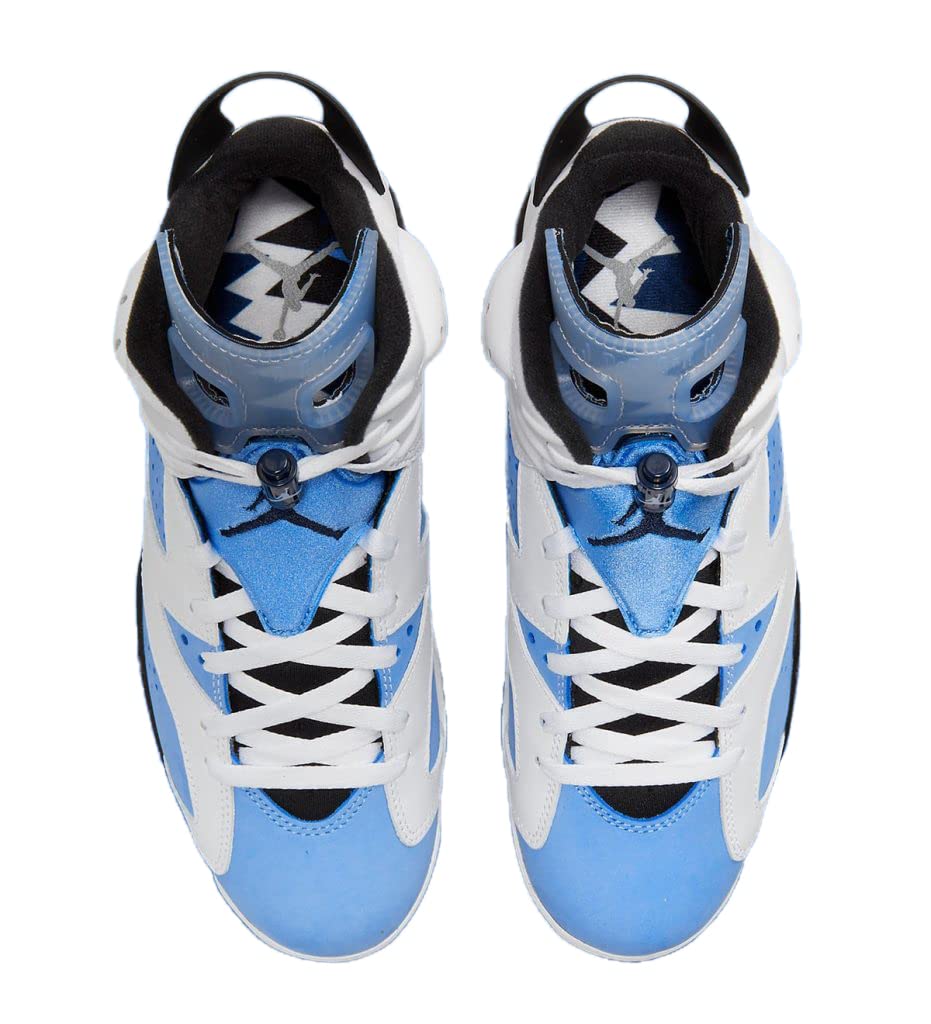 Jordan Men's Air Jordan 6 Retro CT8529-410 UNC Sneakers - Size 10 | Basketball Shoes for Men, Streetwear Fashion & Casual Wear