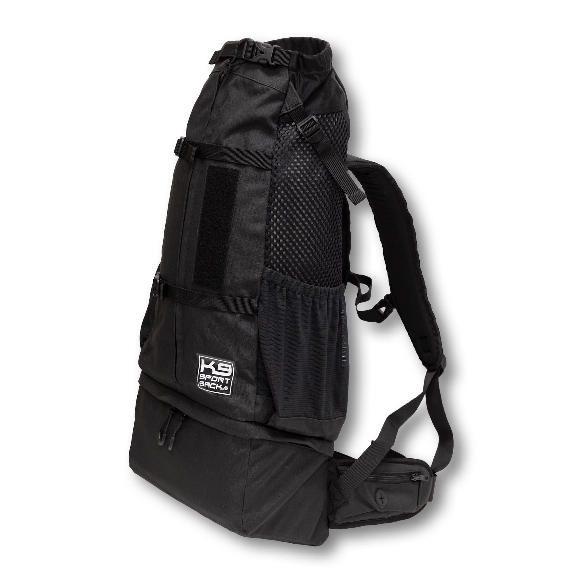 K9 Sport Sack Knavigate - Adjustable Front Facing Dog Carrier Backpack for Small to Large Dogs | Veterinarian Approved Pet Carrier | Hiking, Travel & Outdoor Adventures (Large, Midnight Black)