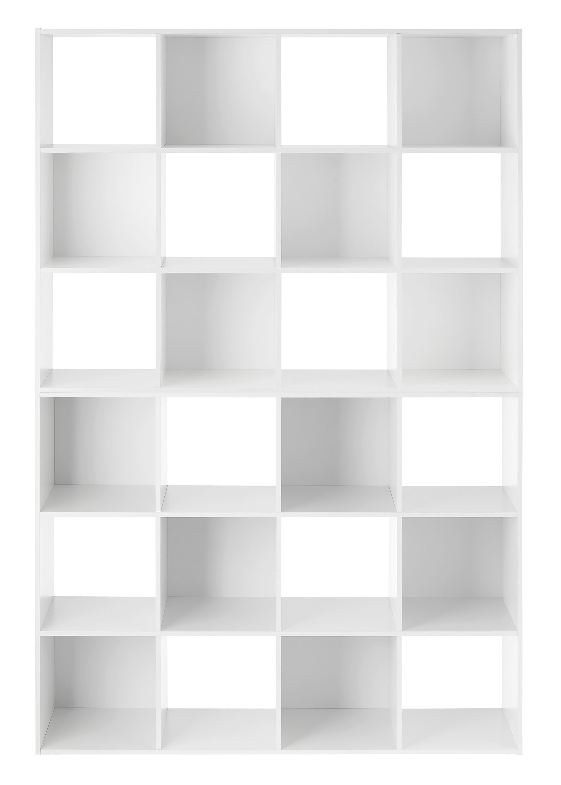 Whitmor 12-Cube Storage Organizer Shelf Unit - White | Stackable Closet & Home Organization for Bedroom, Living Room, Office