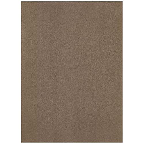 Brown Suede Peat Fabric Futon Mattress - Full Size for Home & Office Comfort
