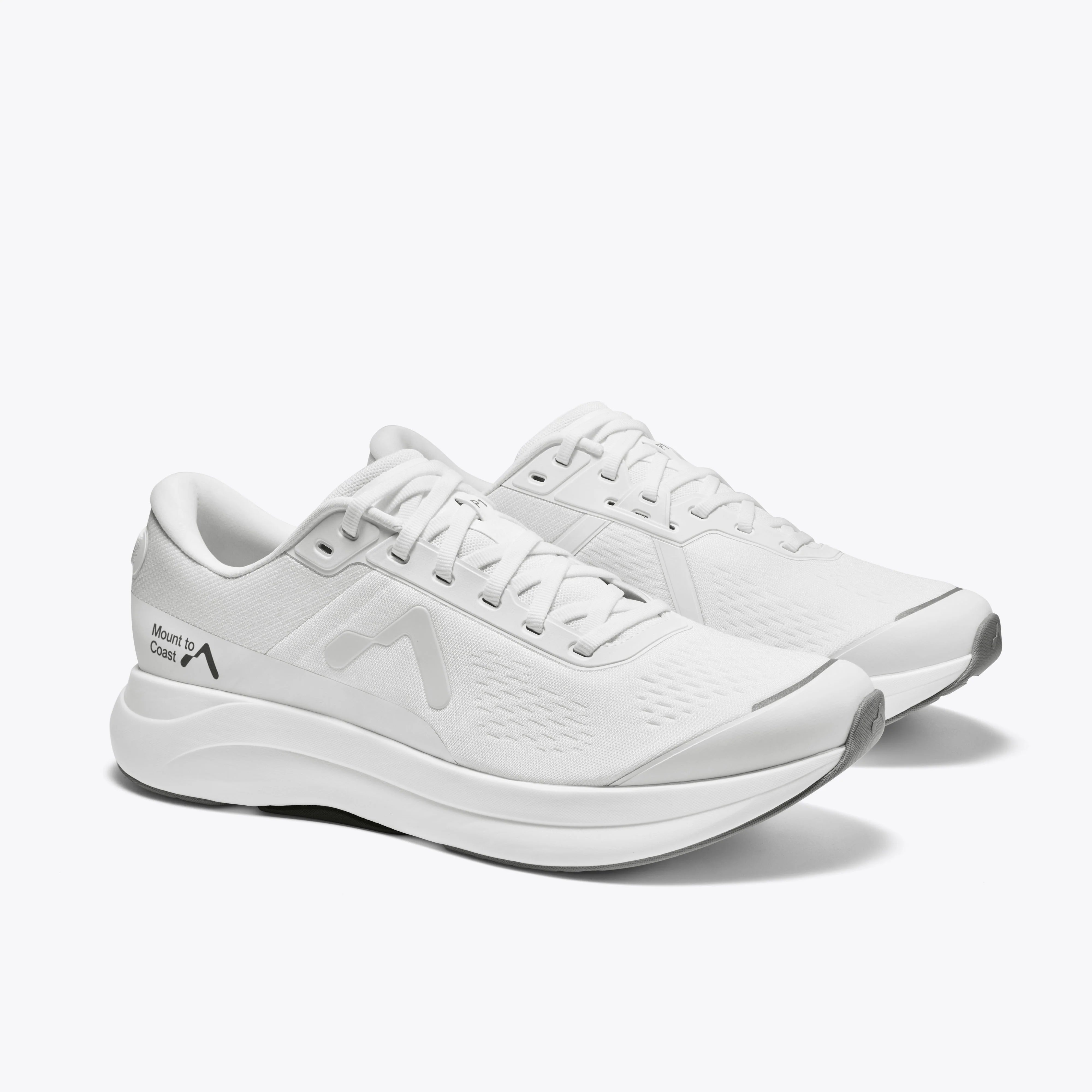 Premium Men's P1 Running Shoes - White | Lightweight & Breathable for Jogging, Gym Workouts & Daily Wear