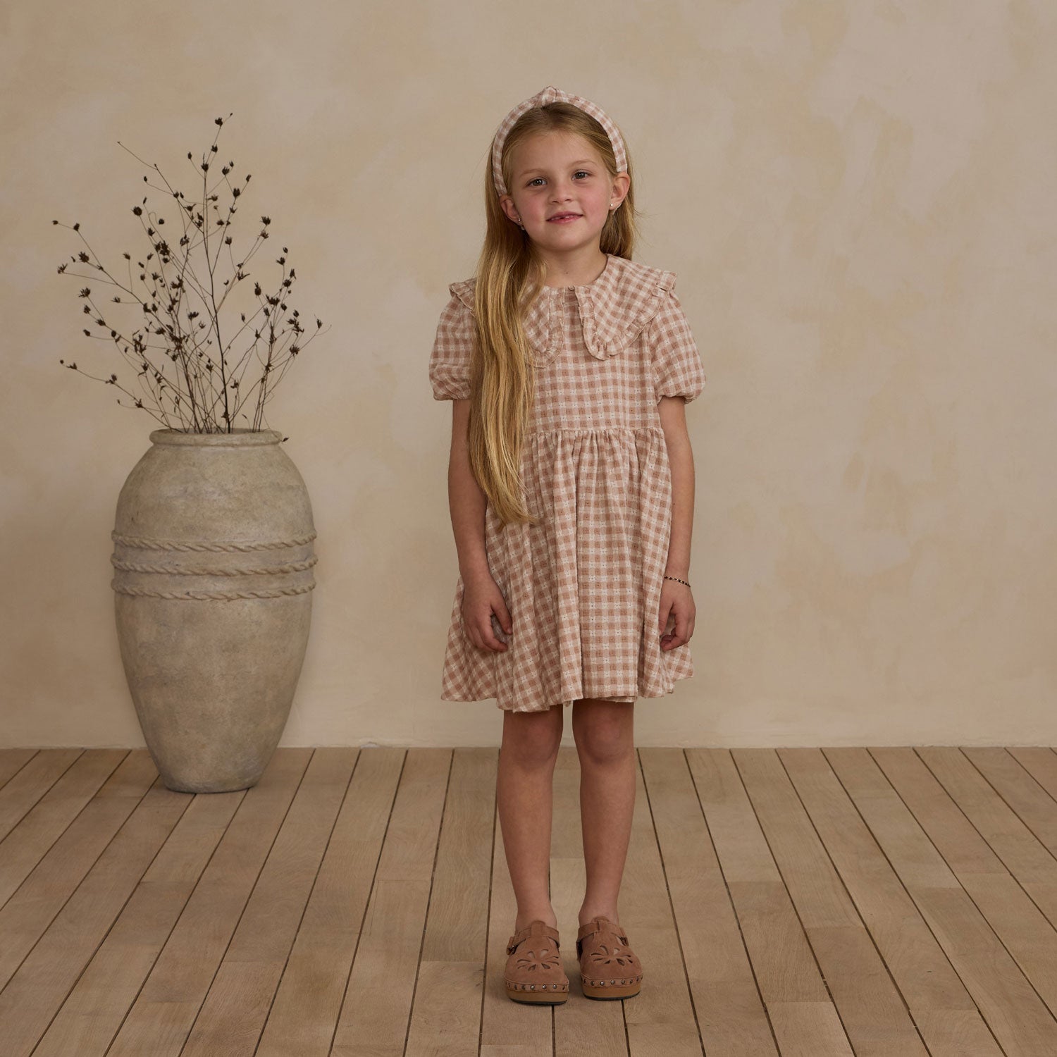 Camille Dress - Pink Gingham Floral Summer Dress for Women | Casual & Party Wear | Perfect for Beach, Vacation & Date Nights