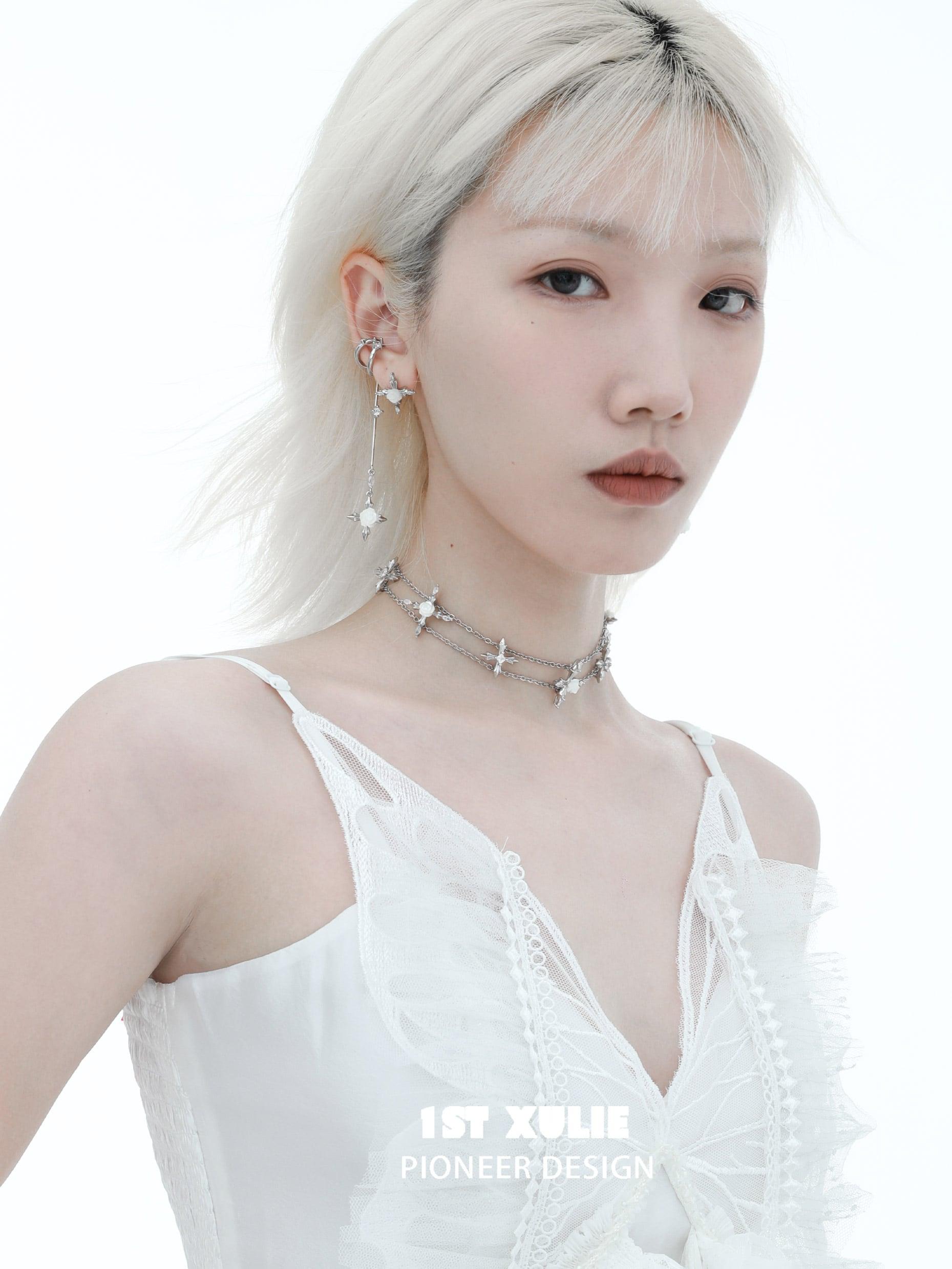 Rose Believer 18k Gold Plated White Shell Choker Necklace - Elegant Women's Jewelry for Weddings, Parties & Special Occasions