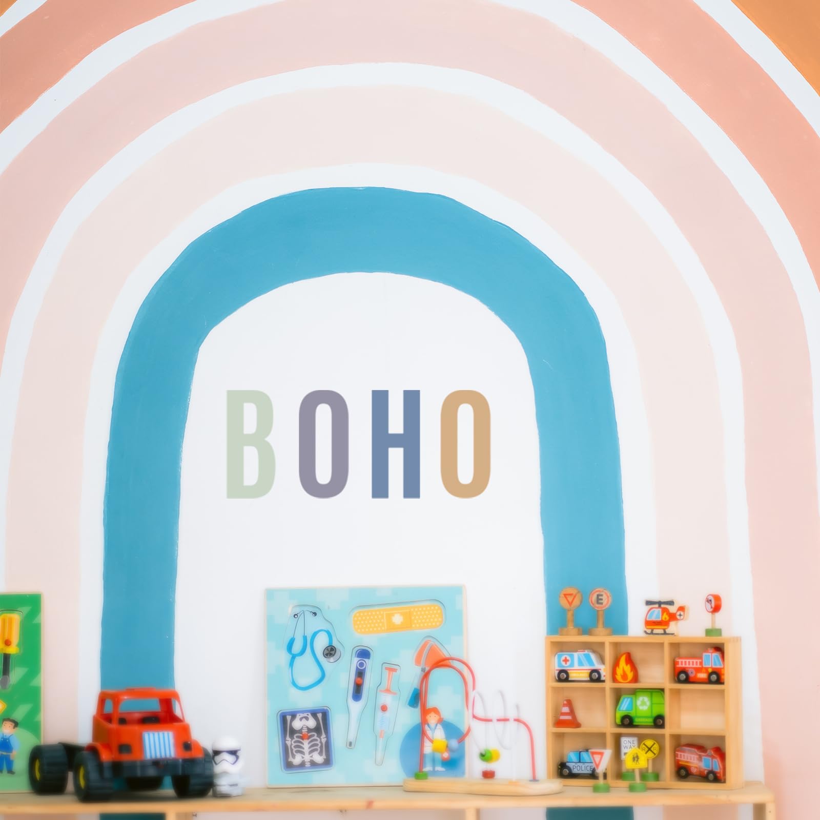 400 Pcs Large Letter Stickers for Bulletin Boards - 24 Sheets 2.5 Inch Self-Adhesive Vinyl Letters - Boho Classroom Decor for Windows, Doors & Wall Displays - Perfect for Teachers, Homeschooling & DIY Projects