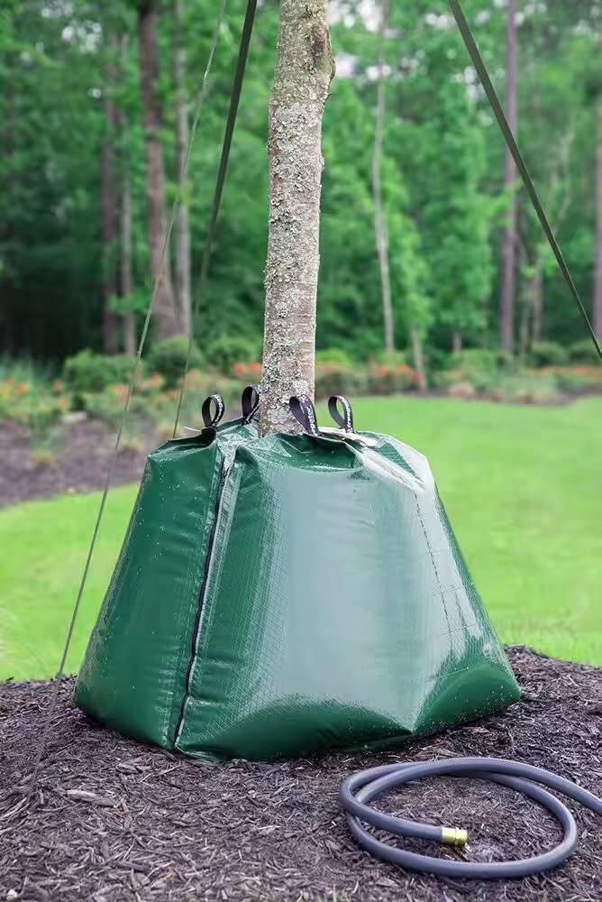 **15 Gallon Tree Watering Bags (5 Pack) – Durable PVC Slow Release Irrigation Drip Pouch with Zipper – 4-7 Hours Releasing Time – Perfect for Garden, Lawn & Plant Care**