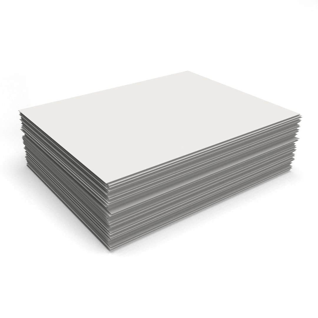 Premium 8.5 x 11 Cardstock Paper - 100% Cotton Savoy Natural White (250 Sheets) - Perfect for Wedding Invitations, Business Cards & Craft Projects