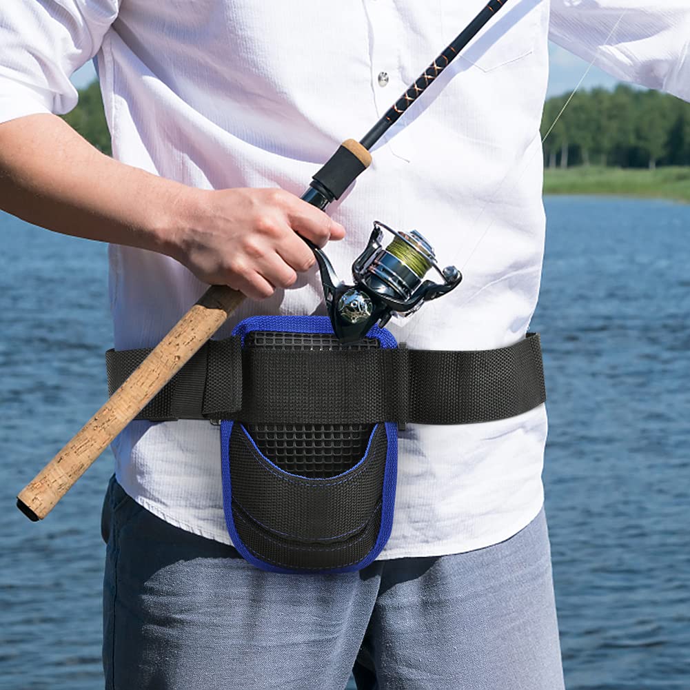 **Waterproof Fishing Waist Belt – Lightweight Rod Holder with Oxford Fabric for Outdoor Fishing – Perfect for Shore, Boat & Kayak Fishing**