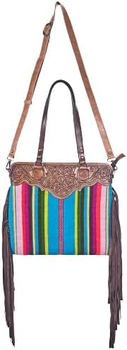 American Darling Genuine Leather Concealed Carry Crossbody Purse - Handcrafted with Hidden Gun Compartment for Women | Perfect for Everyday Use, Travel & Self-Defense