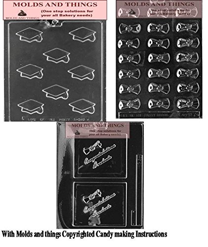 Graduation Chocolate Candy Mold - DIY Grad Treats for Parties
