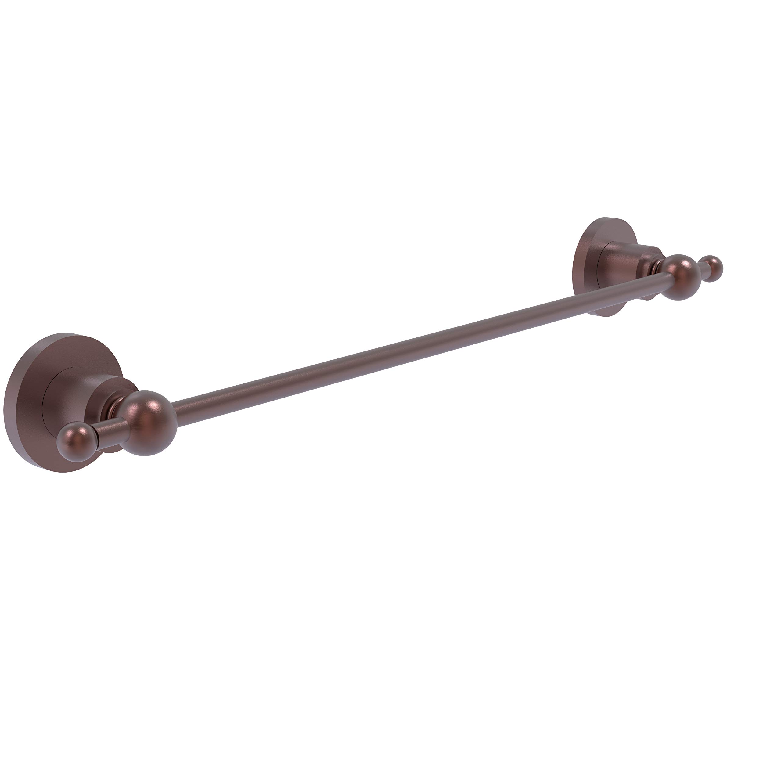 Allied Brass AP-41/30 Astor Place Collection 30 Inch Bathroom Towel Bar in Antique Copper - Perfect for Modern & Vintage Bathroom Decor
