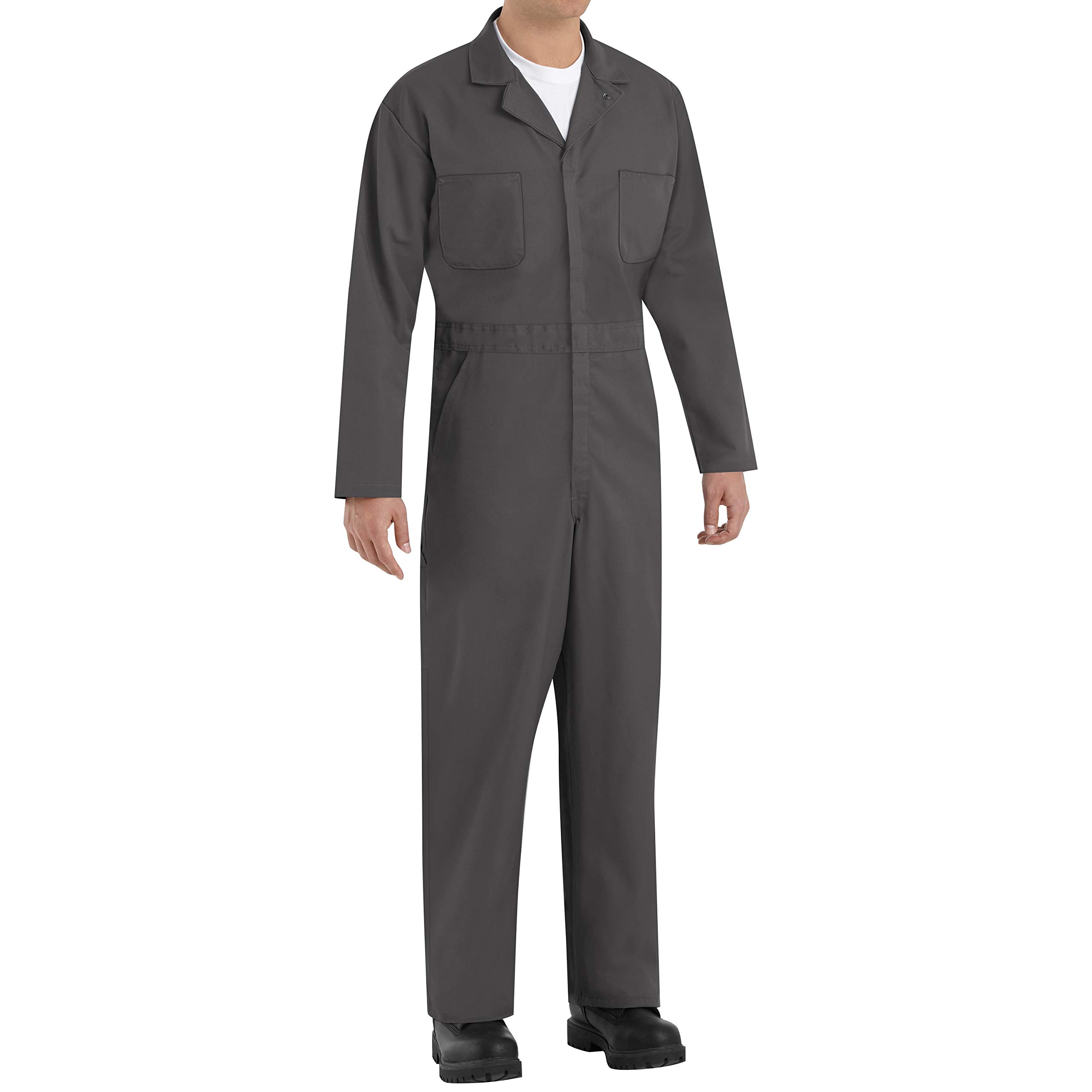 Red Kap Men's Twill Action Back Coverall - Durable Work Overalls for Mechanics & Construction - Perfect for Auto Repair, Farming & Industrial Work
