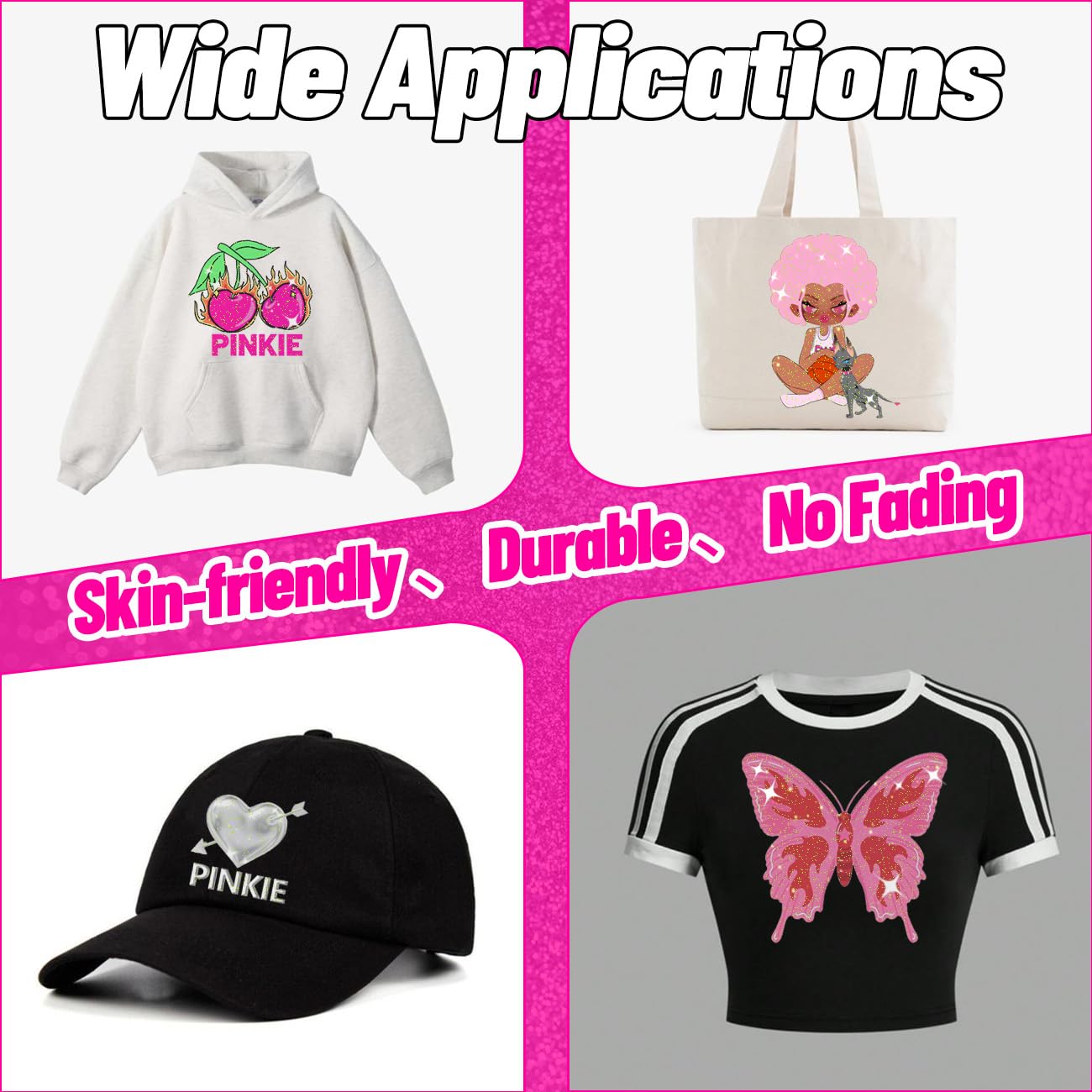 Pinkie Heat Transfer Paper for Inkjet Printers - 20 Sheets (8.5x11