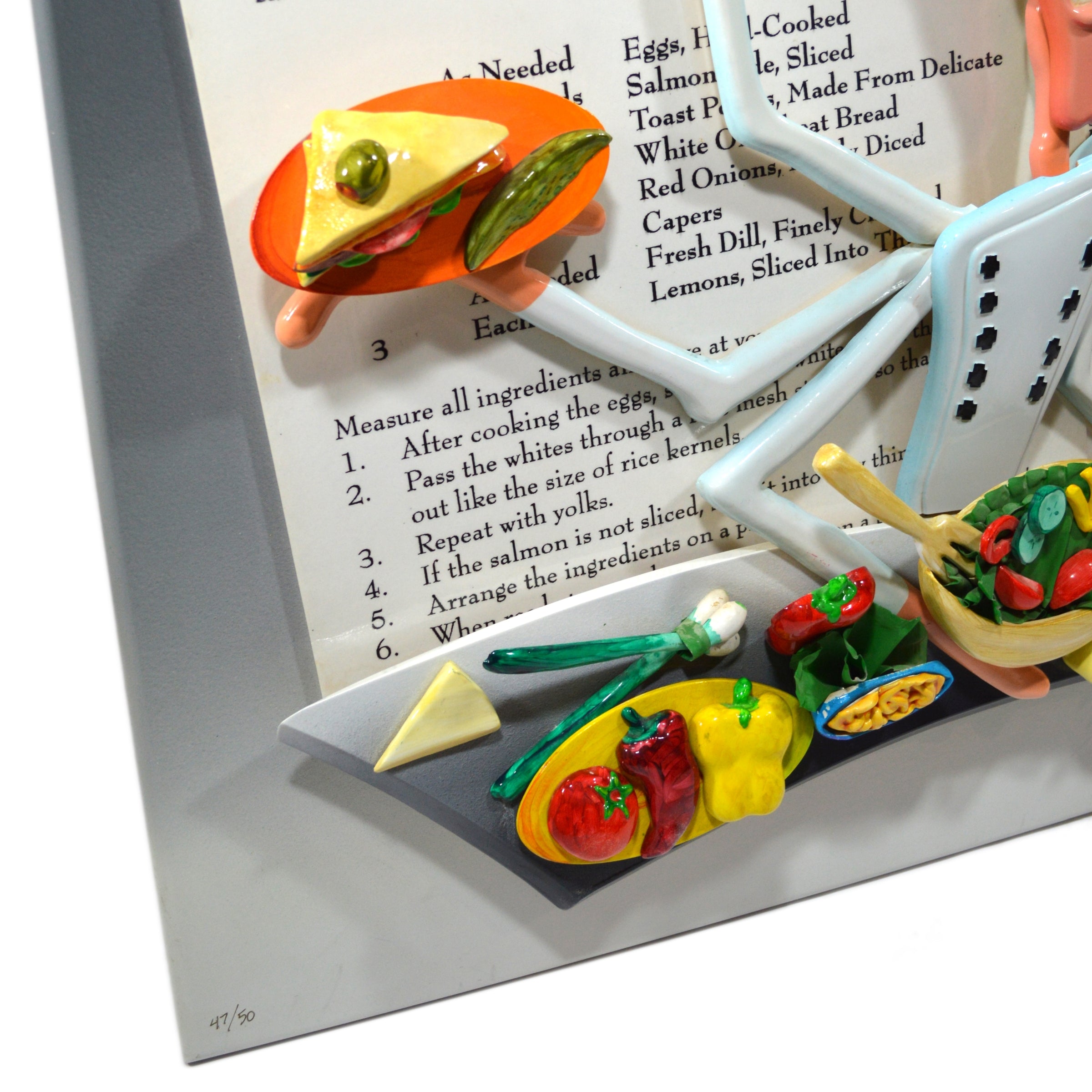 Original Signed 3D Wall Sculpture 