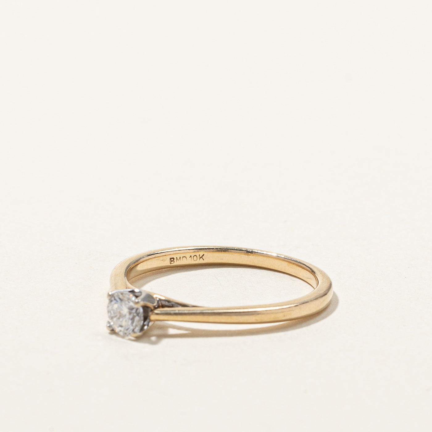 0.22ct Solitaire Diamond Engagement Ring for Women - Size 6.5 | Perfect for Proposals, Weddings & Anniversary Gifts | GIA Certified, 14K White Gold