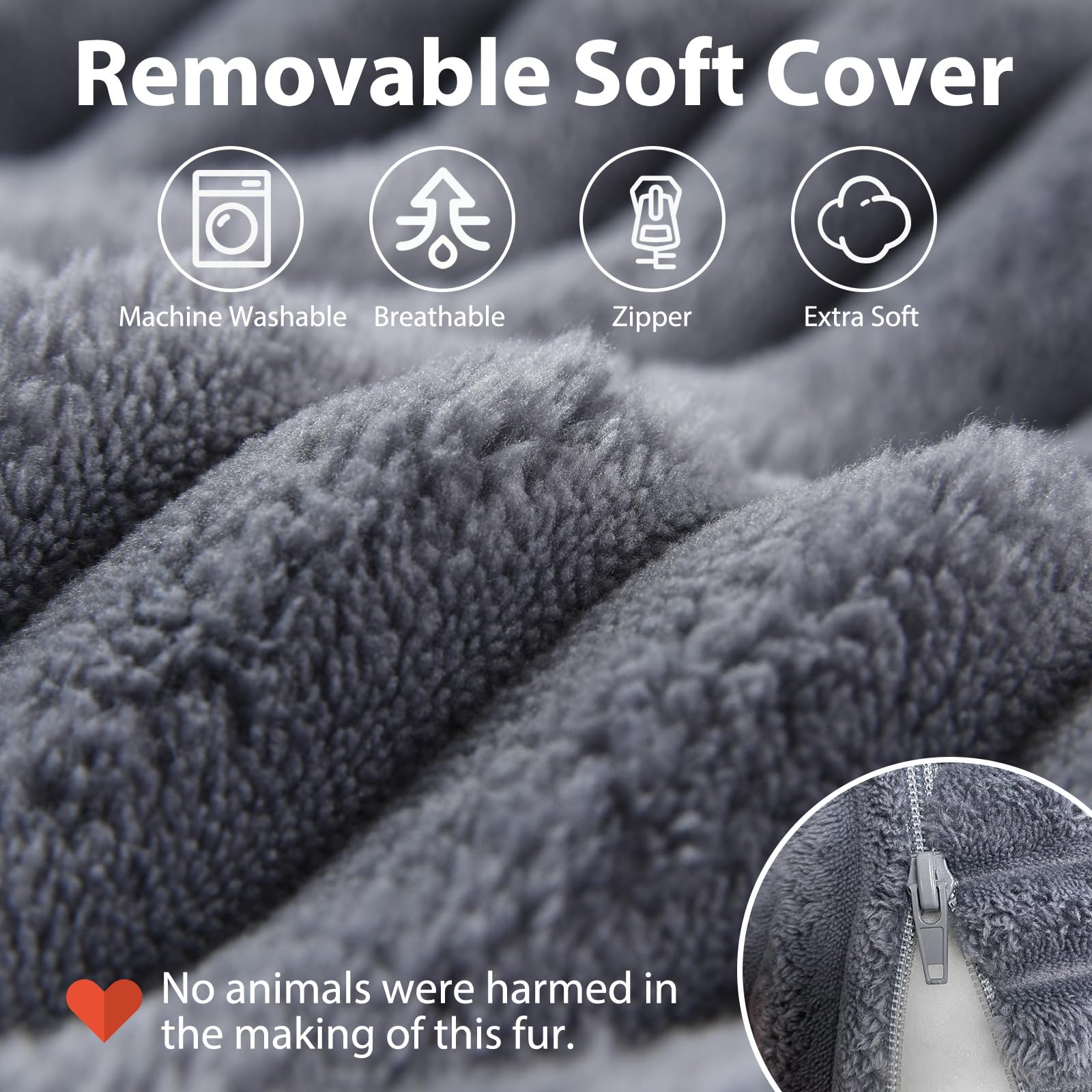 ENITYA XL Reading Pillow for Adults - Back Support Cushion for Sitting in Bed, Watching TV, Gaming, Reading & Post-Surgery Recovery - Dark Grey - Perfect for Relaxation, Comfort & Pain Relief