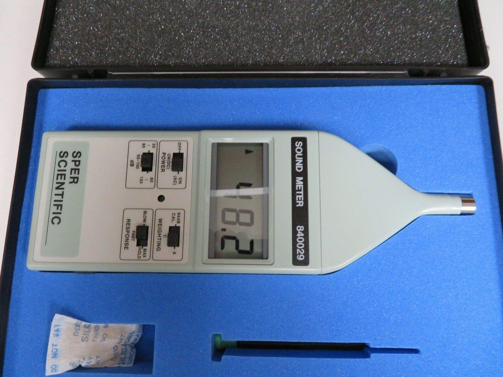 Sper Scientific Sound Meter - Digital Noise Level Decibel Meter with Data Logging - Perfect for Home, Office, and Industrial Noise Measurement