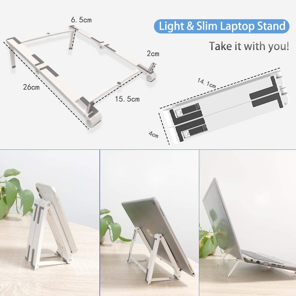 BoxWave 3-in-1 Aluminum Stand and Mount for Razer Phone 2 - Portable Multi-Angle Viewing Holder with Pocket Design (Metallic Silver) - Perfect for Desk, Car, and Travel Use