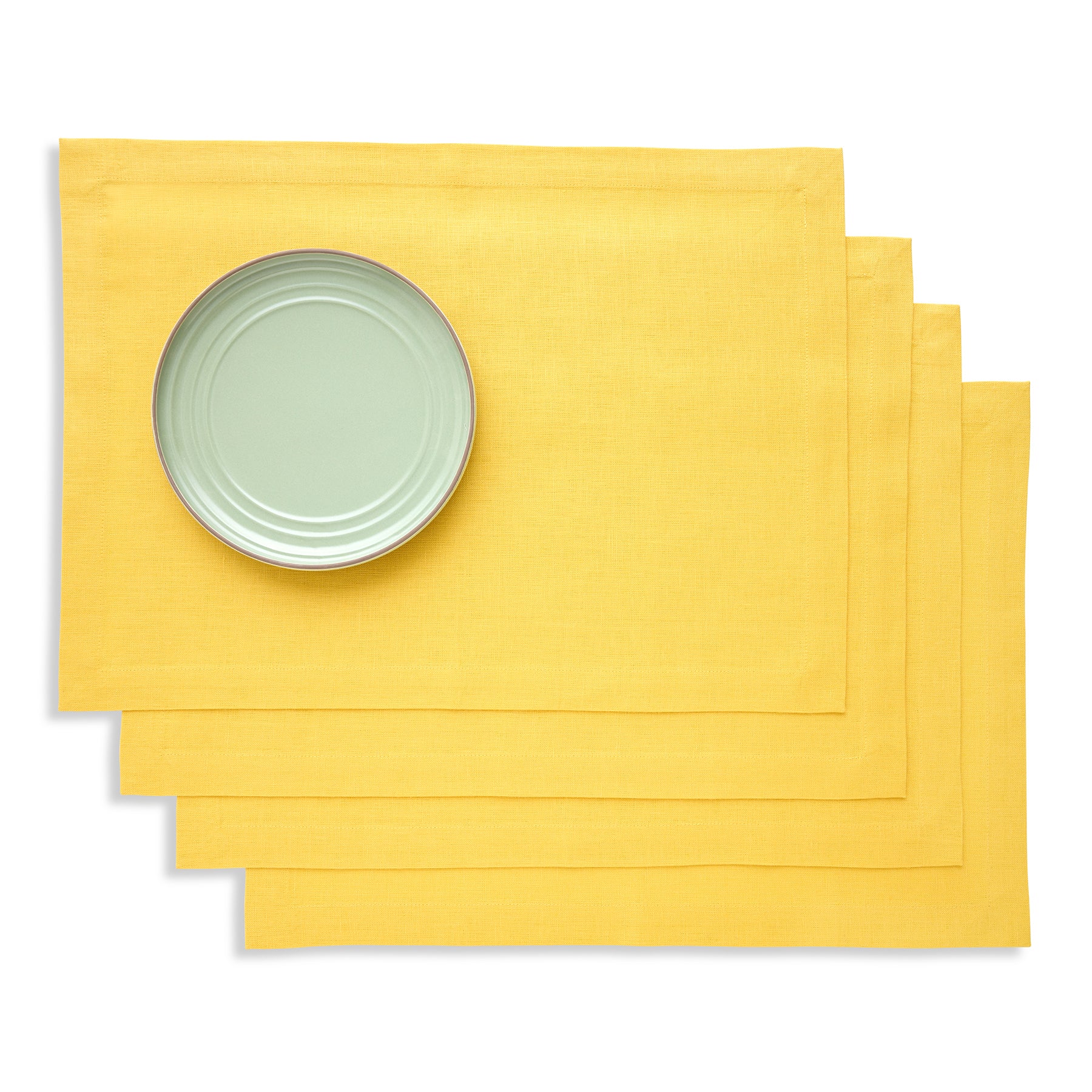 Premium Diana Medium Weight Placemats Set of 4 - Elegant Table Setting for Dining Room, Kitchen & Holiday Decor - Washable & Durable Place Mats for Everyday Use