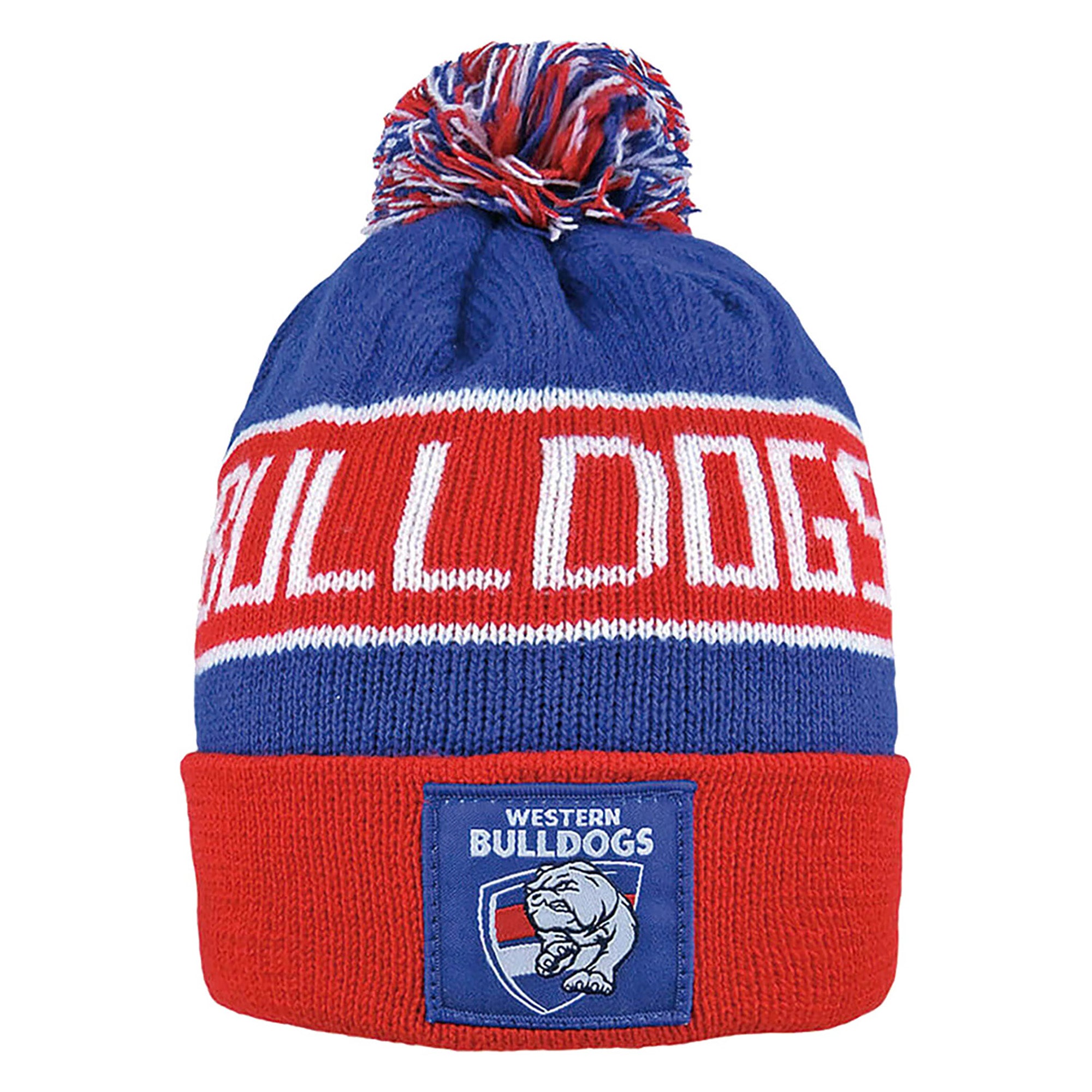 Western Bulldogs AFL Football Club Beanie for Adults - Cozy Winter Hat for Fans, Outdoor Sports & Casual Wear
