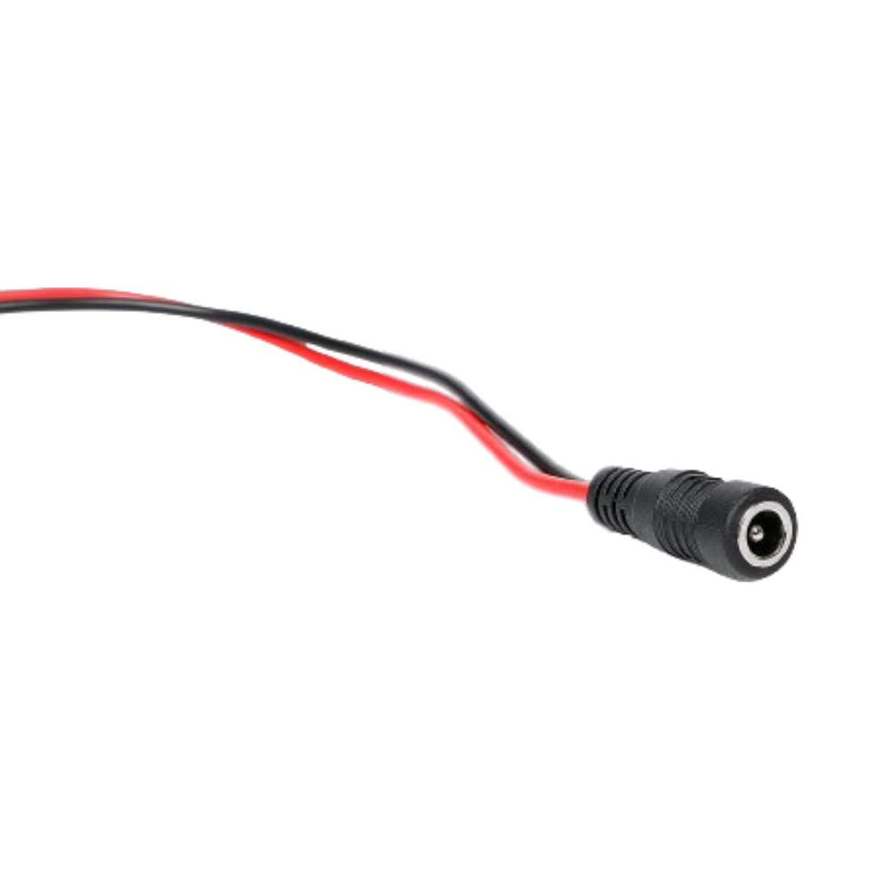 Rocksolar 2.1mm Female DC Power Connector to Alligator Clips - Perfect for DIY Electronics, Solar Panels, Battery Testing & Automotive Wiring