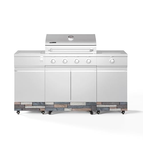 Stainless Steel & Ash Stone