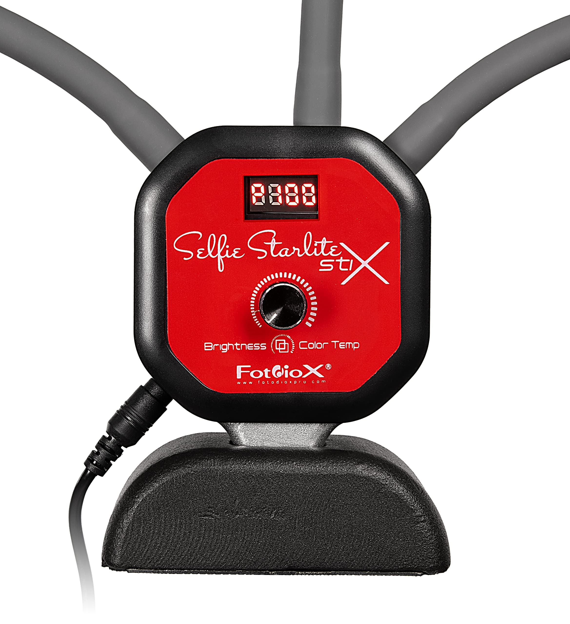 Fotodiox Selfie Starlite Stix TT Tabletop 125 Vlog Light Kit - Bi-Color Dimmable LED Wand Lights with 125cm Adjustable Arms for Video Conferencing, Gaming, Makeup, YouTube Live Streaming - Perfect for Content Creators, Home Office & Studio Lighting
