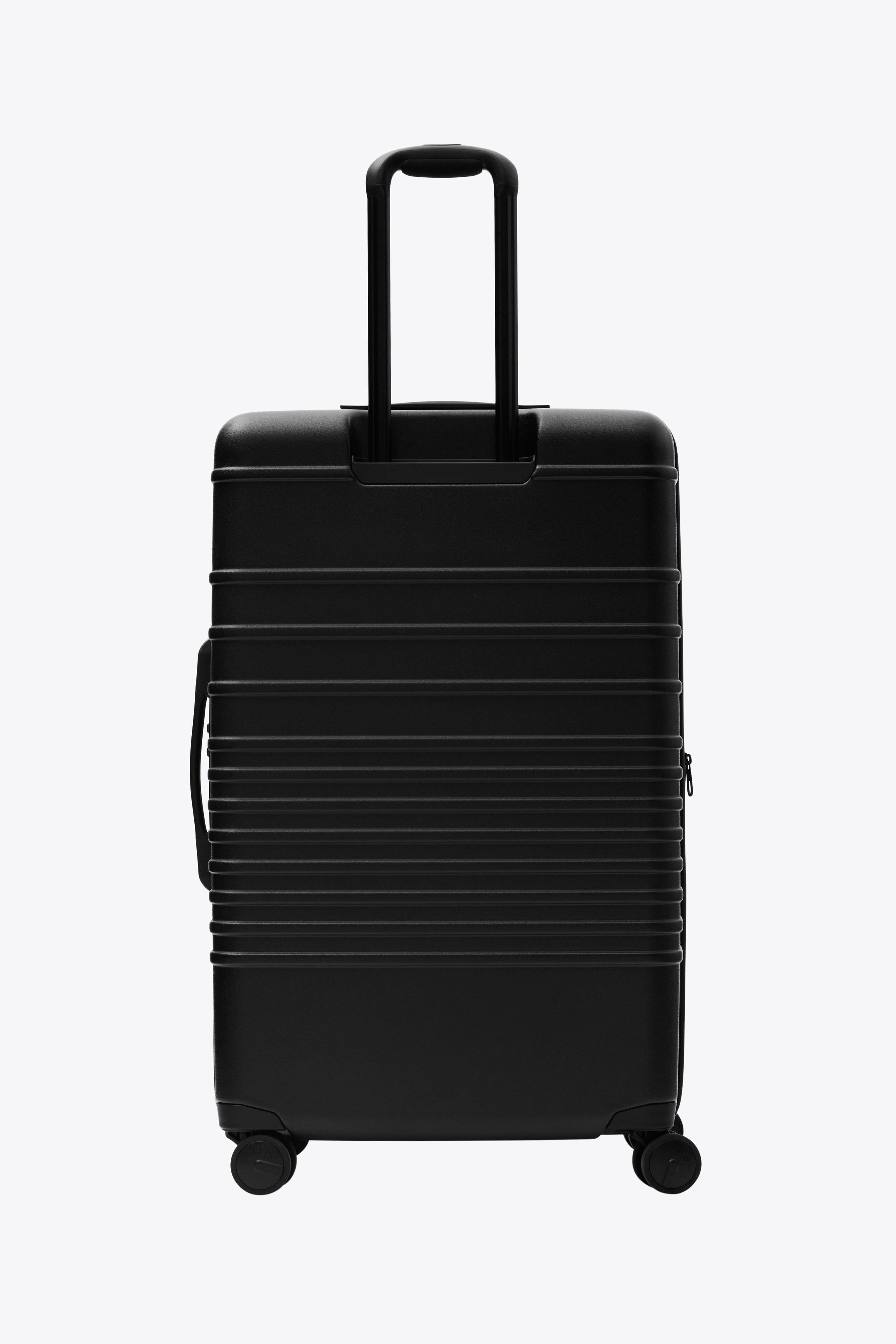 Large Black Check-In Roller Luggage - Perfect for Air Travel, Business Trips & Vacation Packing
